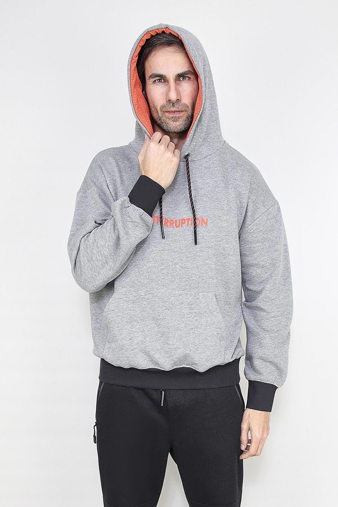 ALEXANDERGARDI BASKILI KAPÜŞONLU SWEATSHİRT (E21-550701)