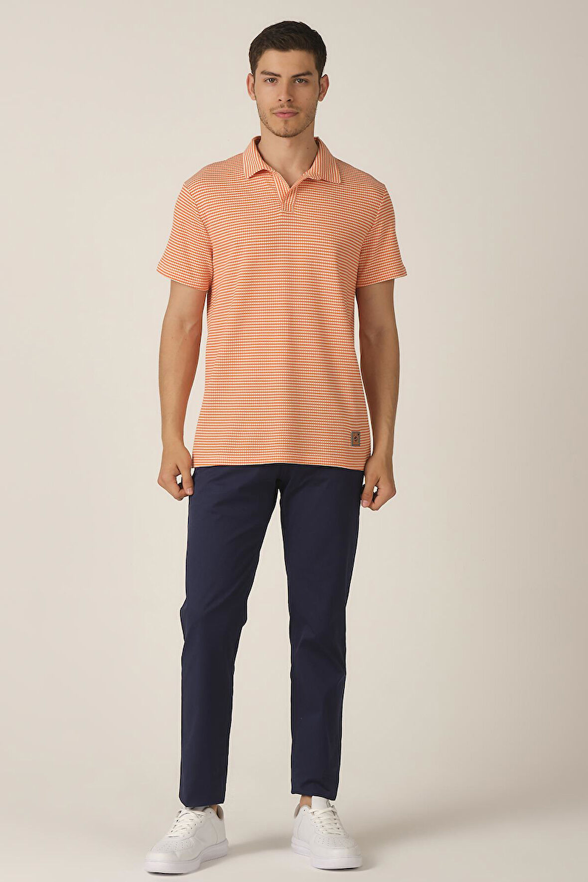 ALEXANDERGARDI DÜĞMESİZ POLO YAKA T-SHİRT (E21-84000)