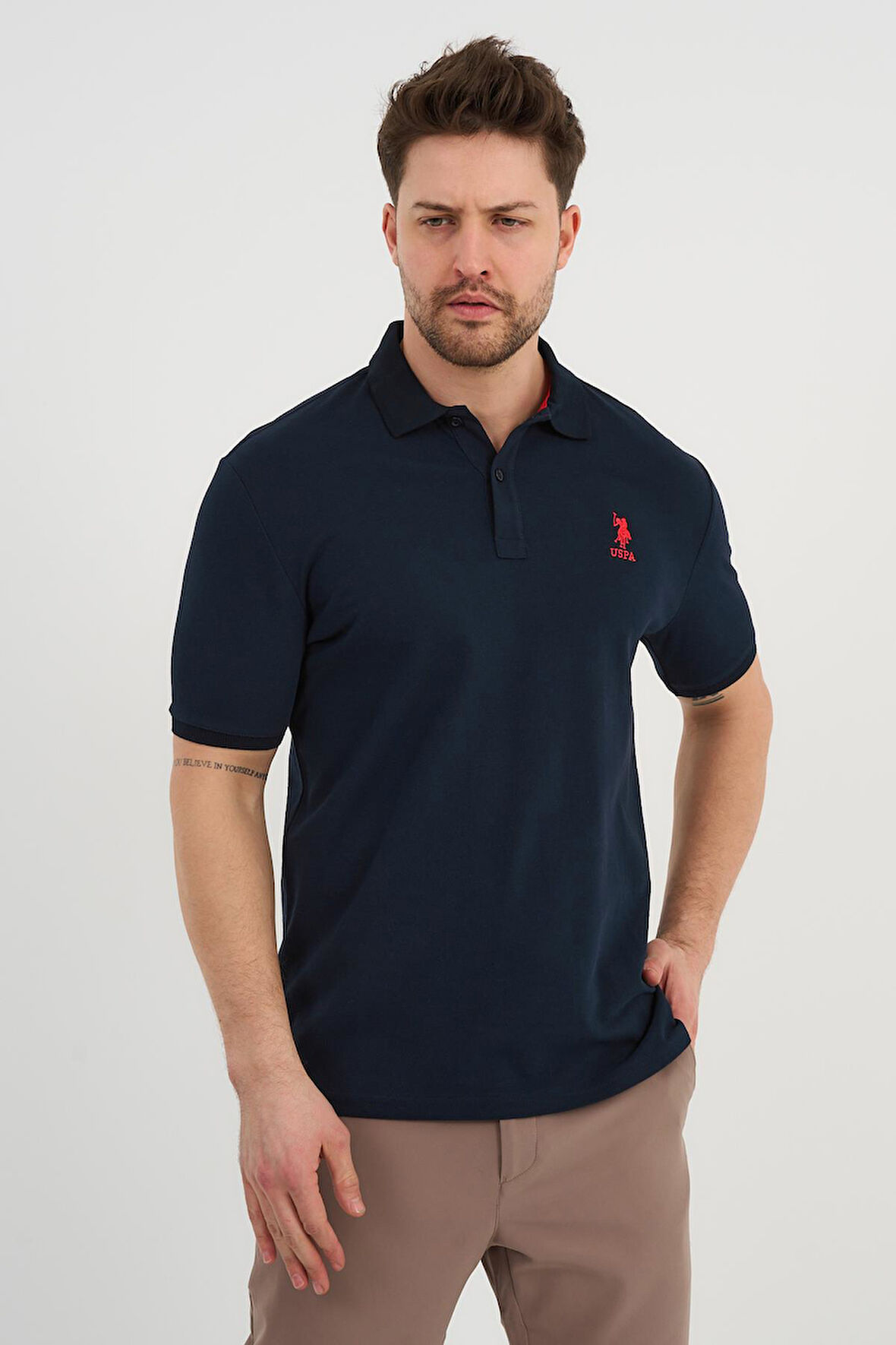 ALEXANDERGARDI Polo Yaka Düğme Detaylı T-shirt