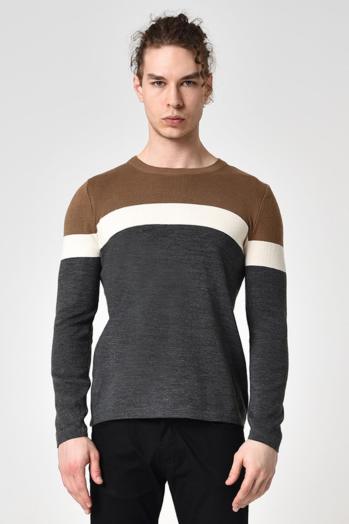 ALEXANDERGARDI RENK BLOKLU KAZAK (E22-5701)