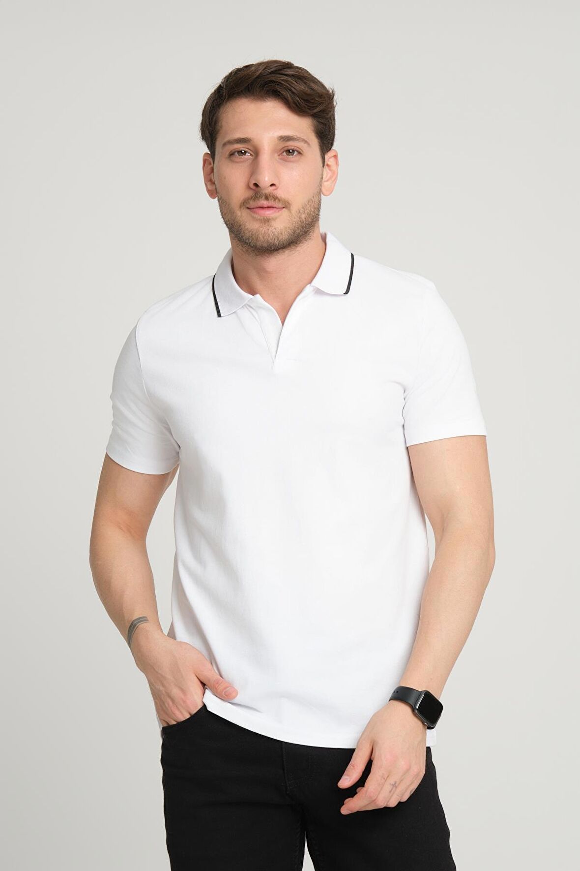 ALEXANDERGARDI POLO YAKA t-shirt(E22-70500)