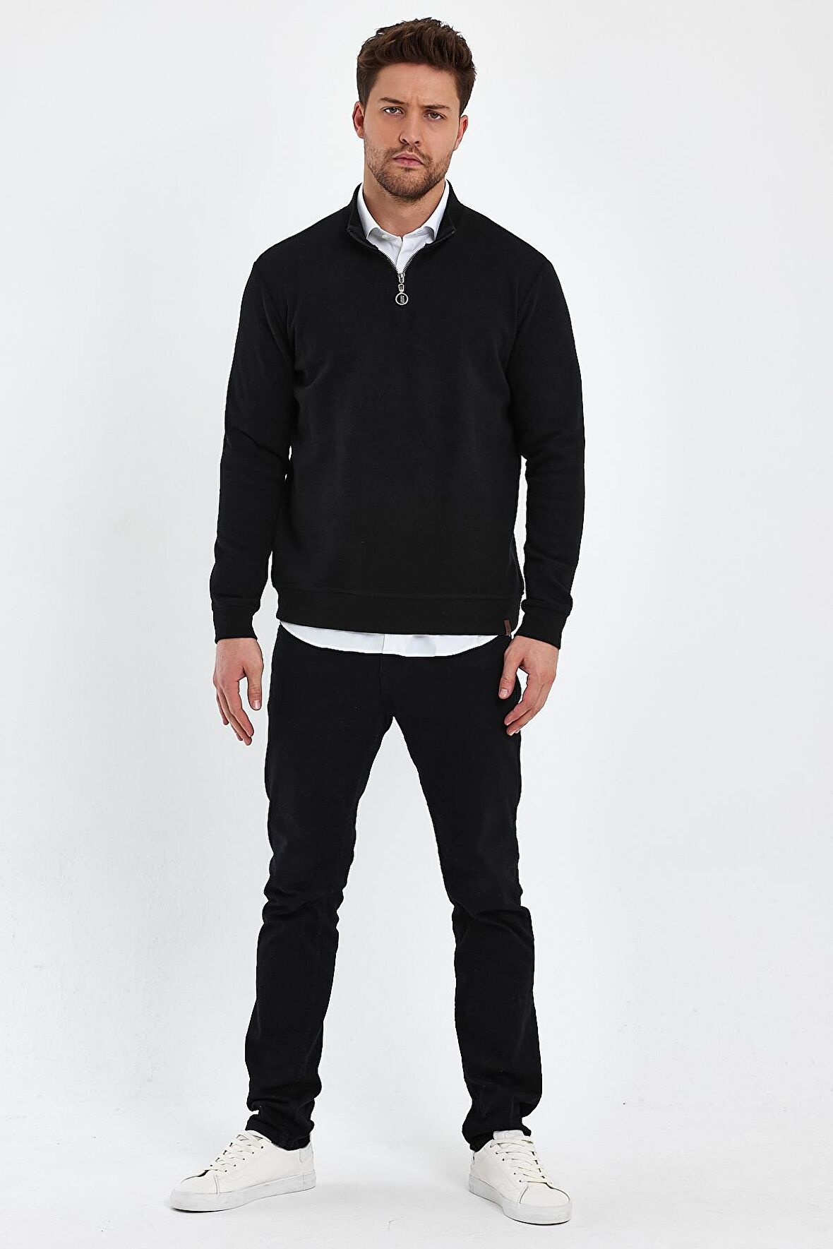 ALEXANDERGARDI DİK YAKA RERMUARLI SWEATSHIRT (E23-230200)