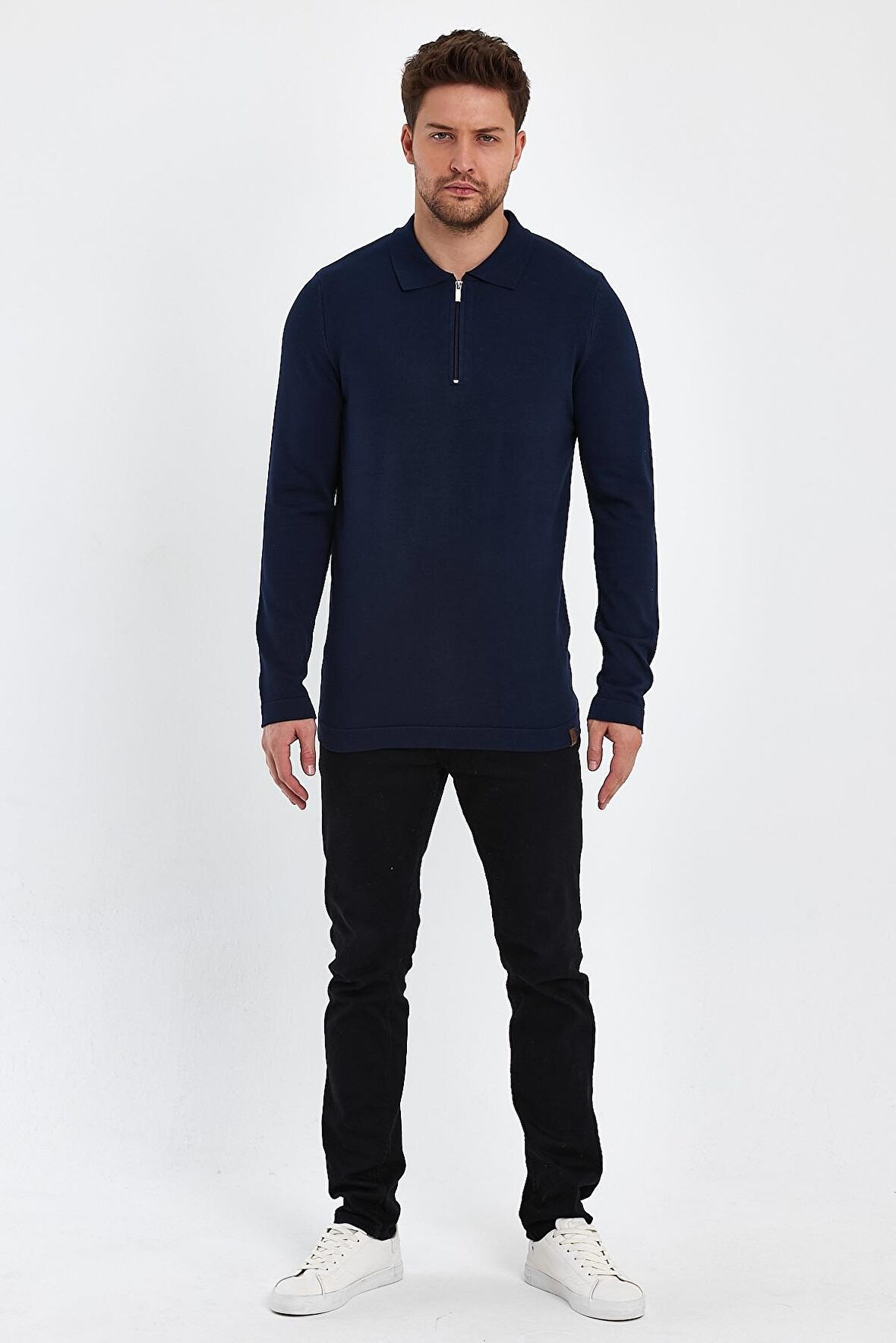 ALEXANDERGARDI FERMUARLI POLO YAKA KAZAK (E23-6702)