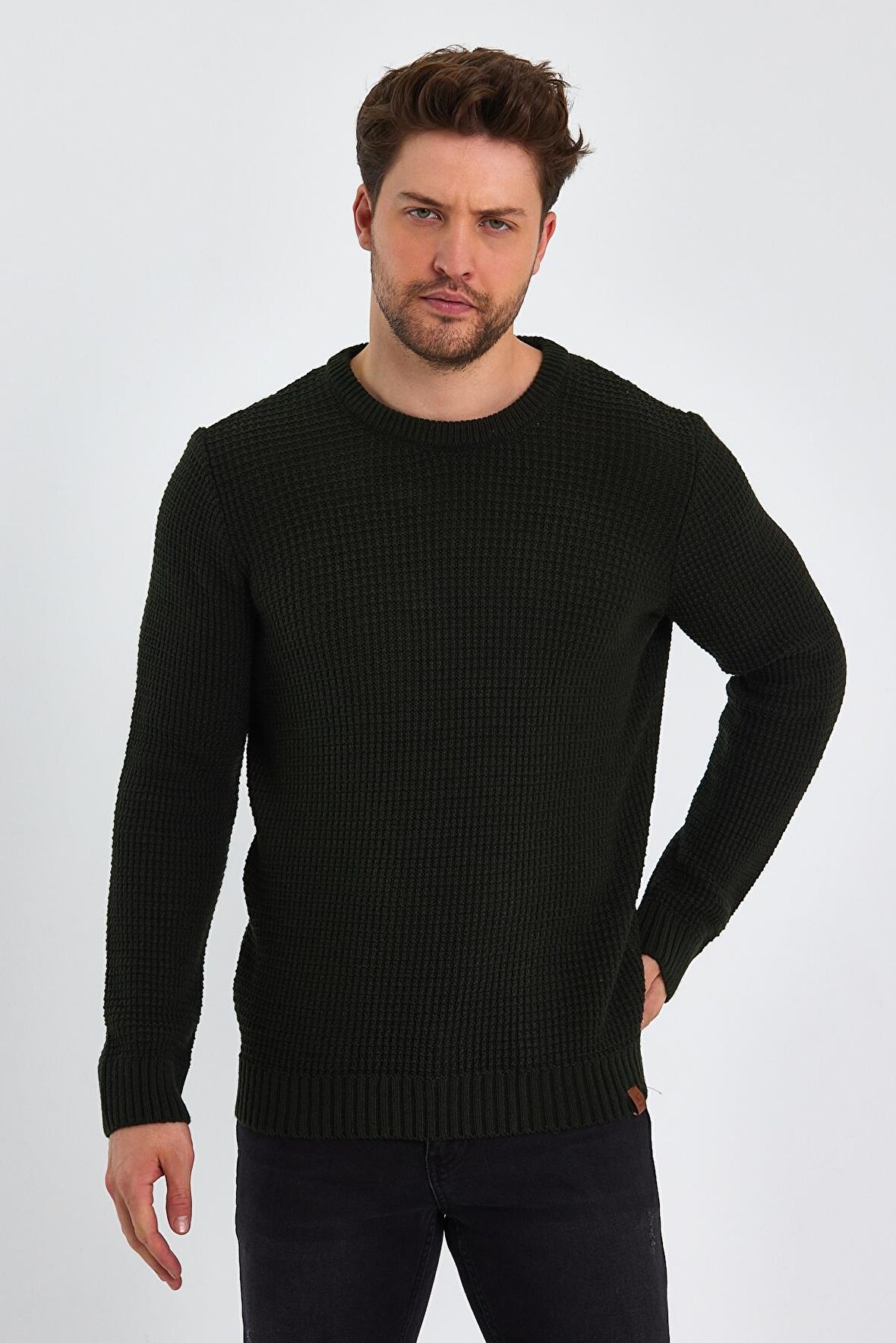 ALEXANDERGARDI BİSİKLET YAKA KAZAK (E23-6704)