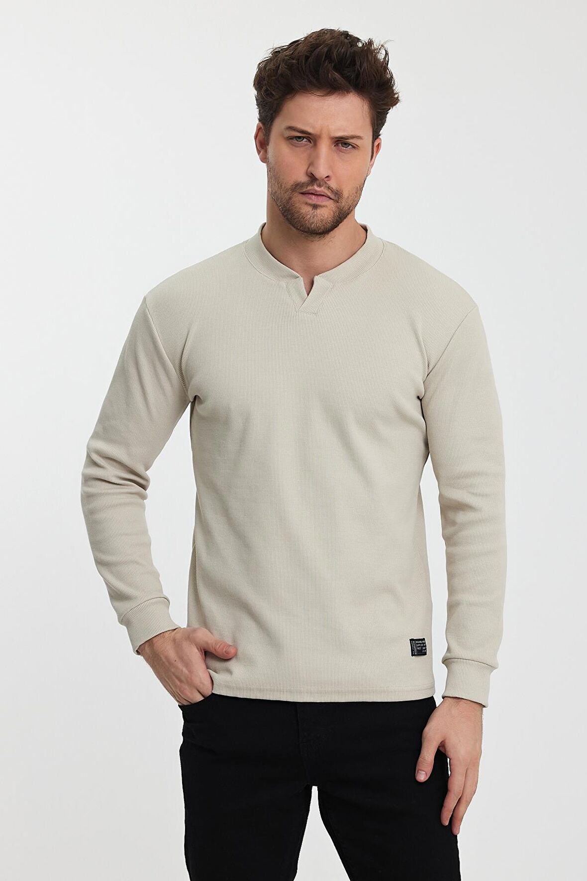 ALEXANDERGARDI PATLI YAKA KAŞKORSE SWEATSHIRT(E23-72804)