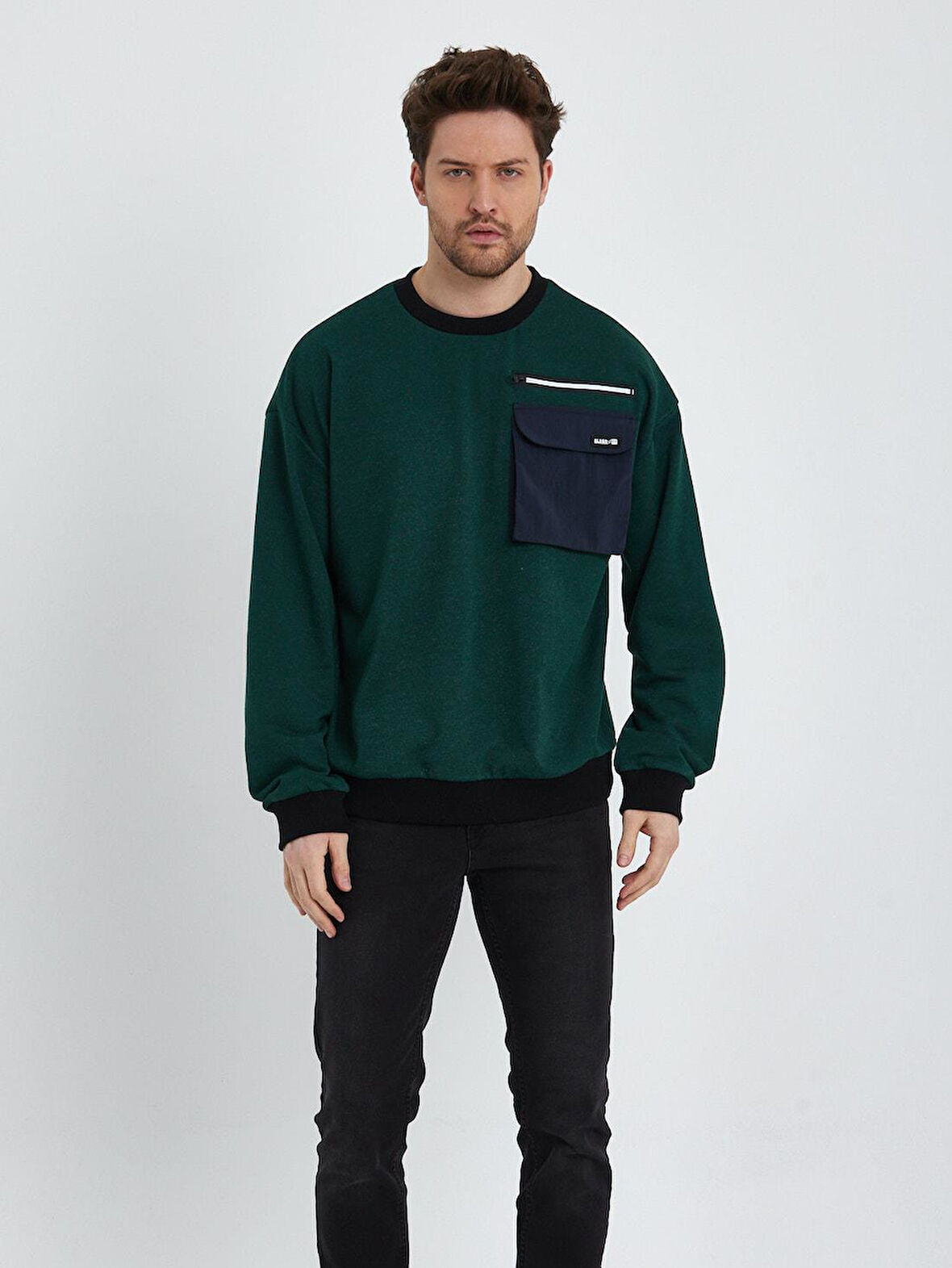 ALEXANDERGARDI CEP DETAYLI SWEATSHİRT(E23-75500)
