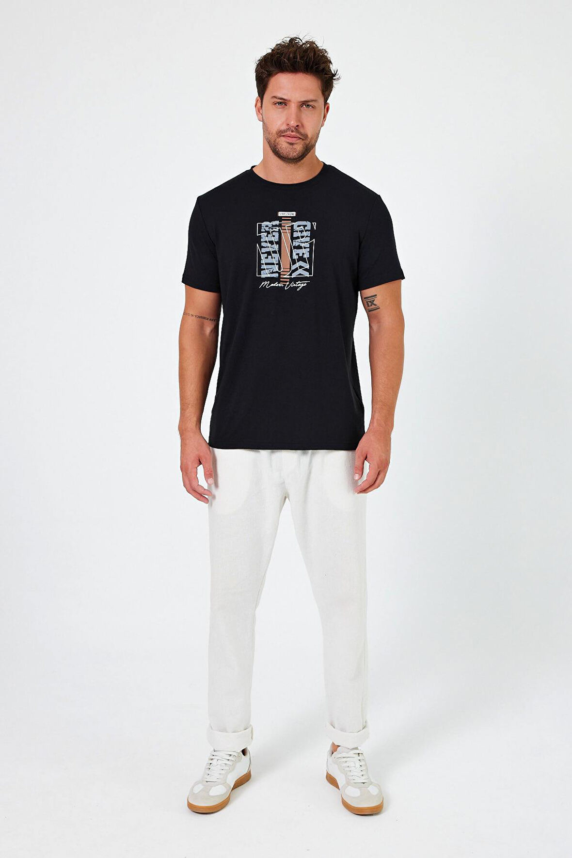 ALEXANDERGARDI BASKILI REGULAR FİT T-SHİRT (E24-00213)