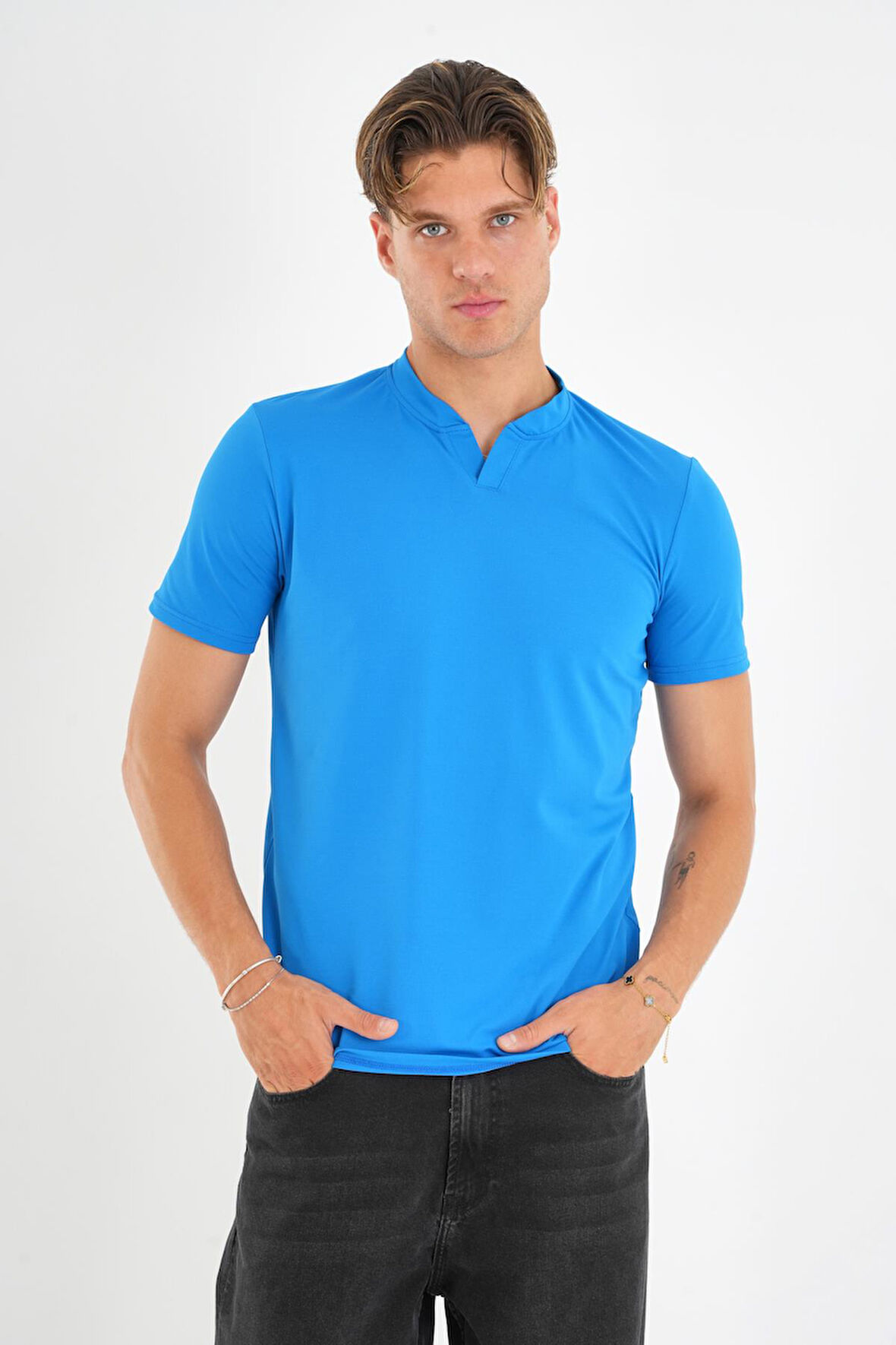 ALEXANDERGARDI Patlı Yaka T-shirt