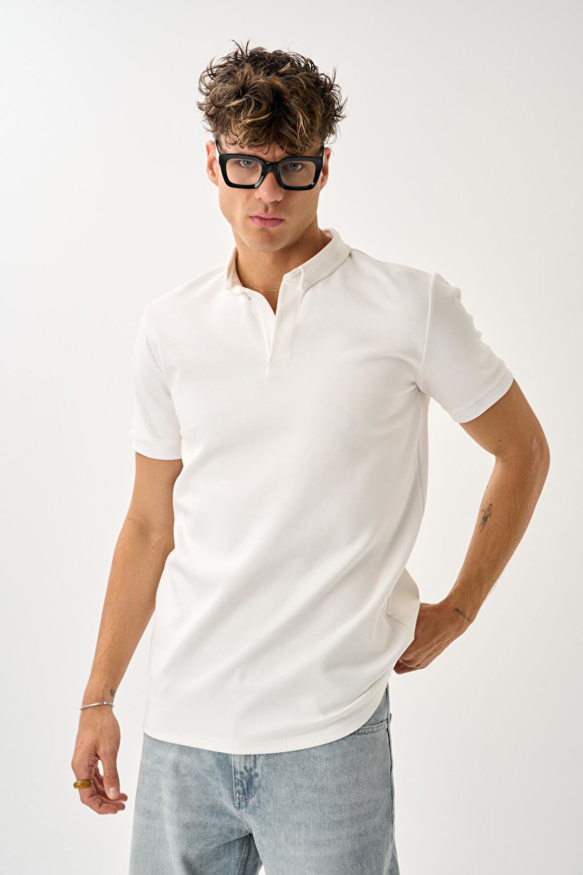 Erkek Comfort Fit Polo T-Shirt