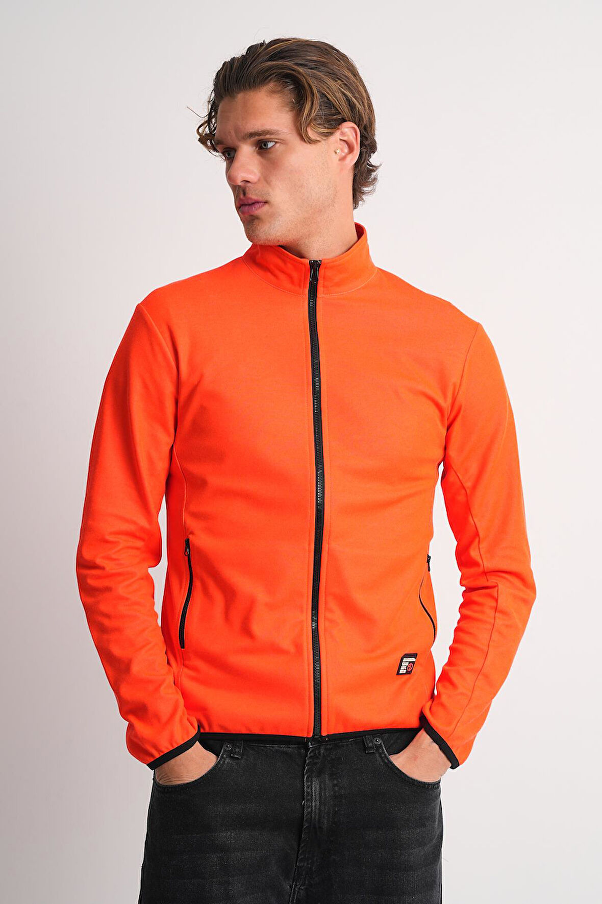 ALEXANDERGARDI Dik Yaka Cepli Fermuarlı Sporcu Hırka