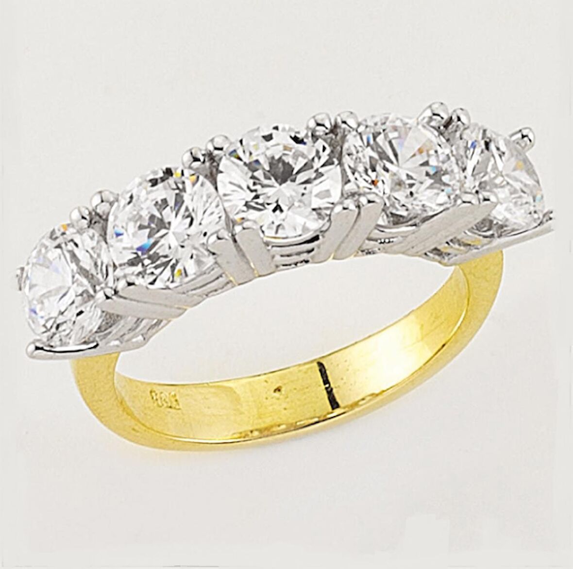 14 Ayar Altın Beştaş Yüzük E77