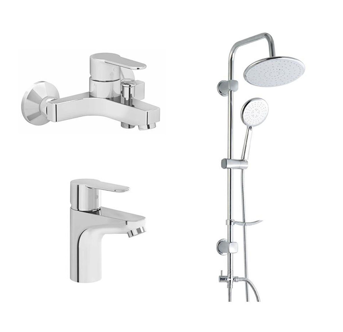 Artema Win S Banyo Bataryası + Lavabo Bataryası + Duxxa Bolero Duş Sistemi