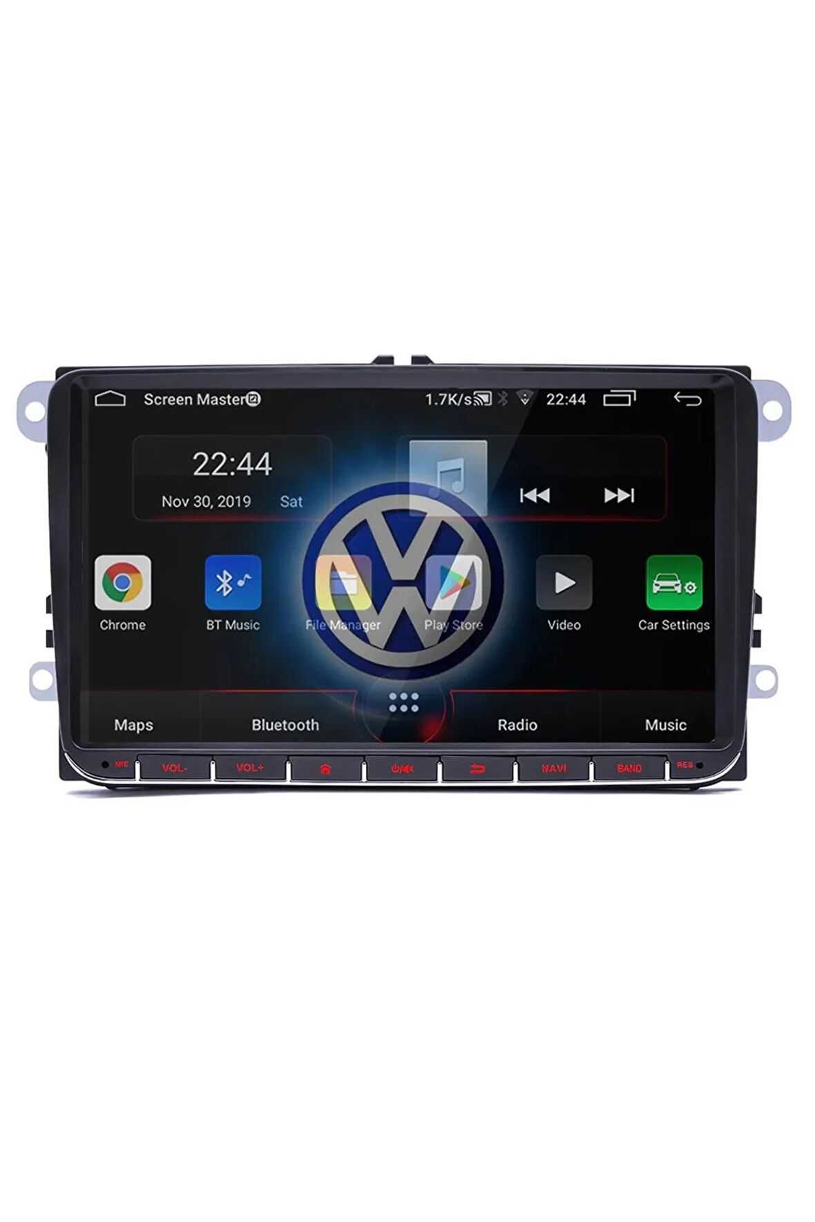 Bawerlink BW-9400 9 Inc Androıd 11 T3 2+32 Gb+Carplay VW Universal Multimedıa Oto Teyp (Volkswagen)