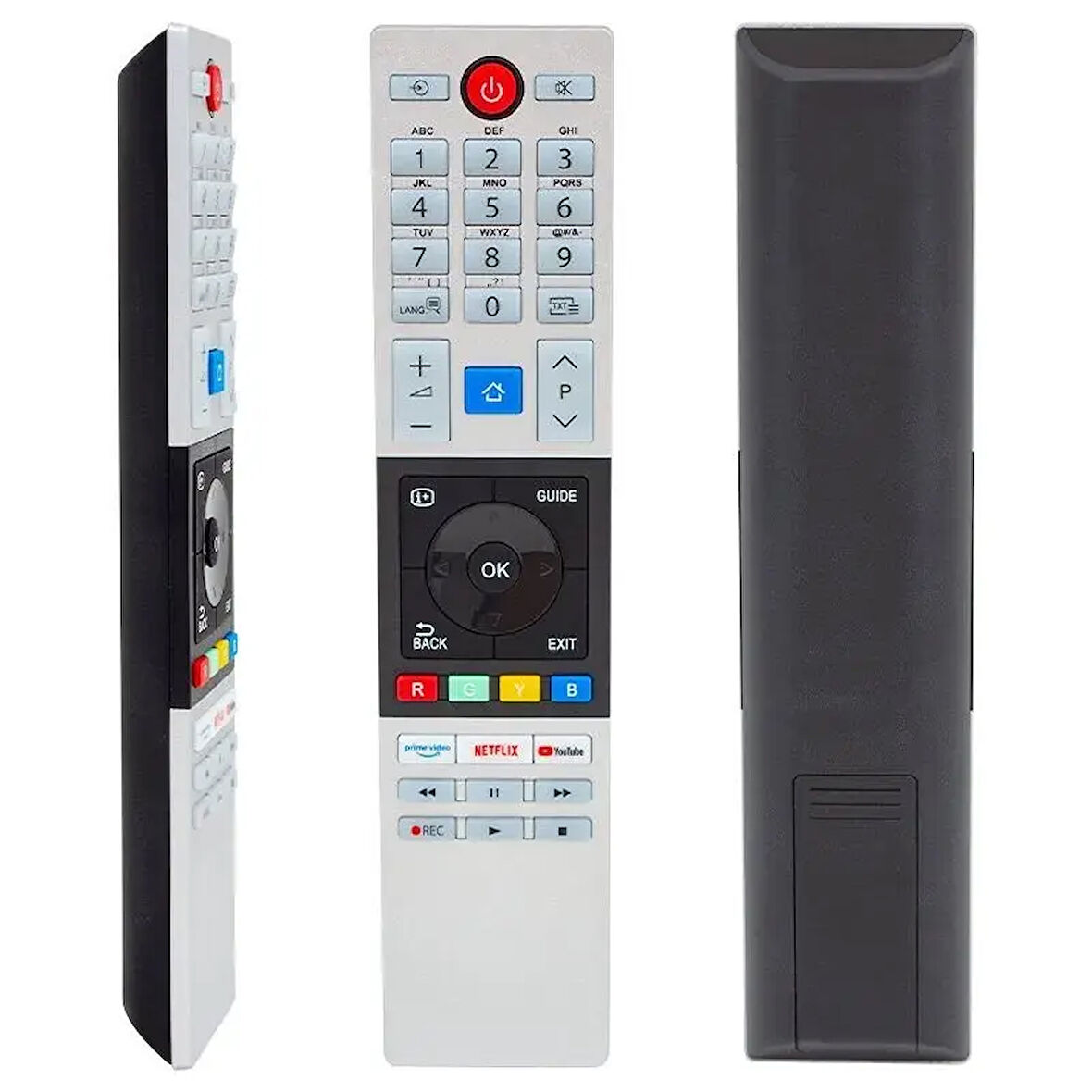 Toshiba CT-8543 Netflix - Prime Video - Youtube Tv Tuşlu Lcd - Led Tv Kumandası