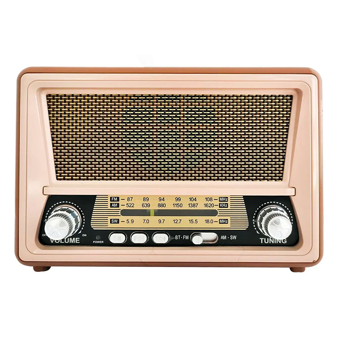 RADYO NOSTALJİ ŞARJLI BT/USB/SD/AUX VM-515 CM-865BT