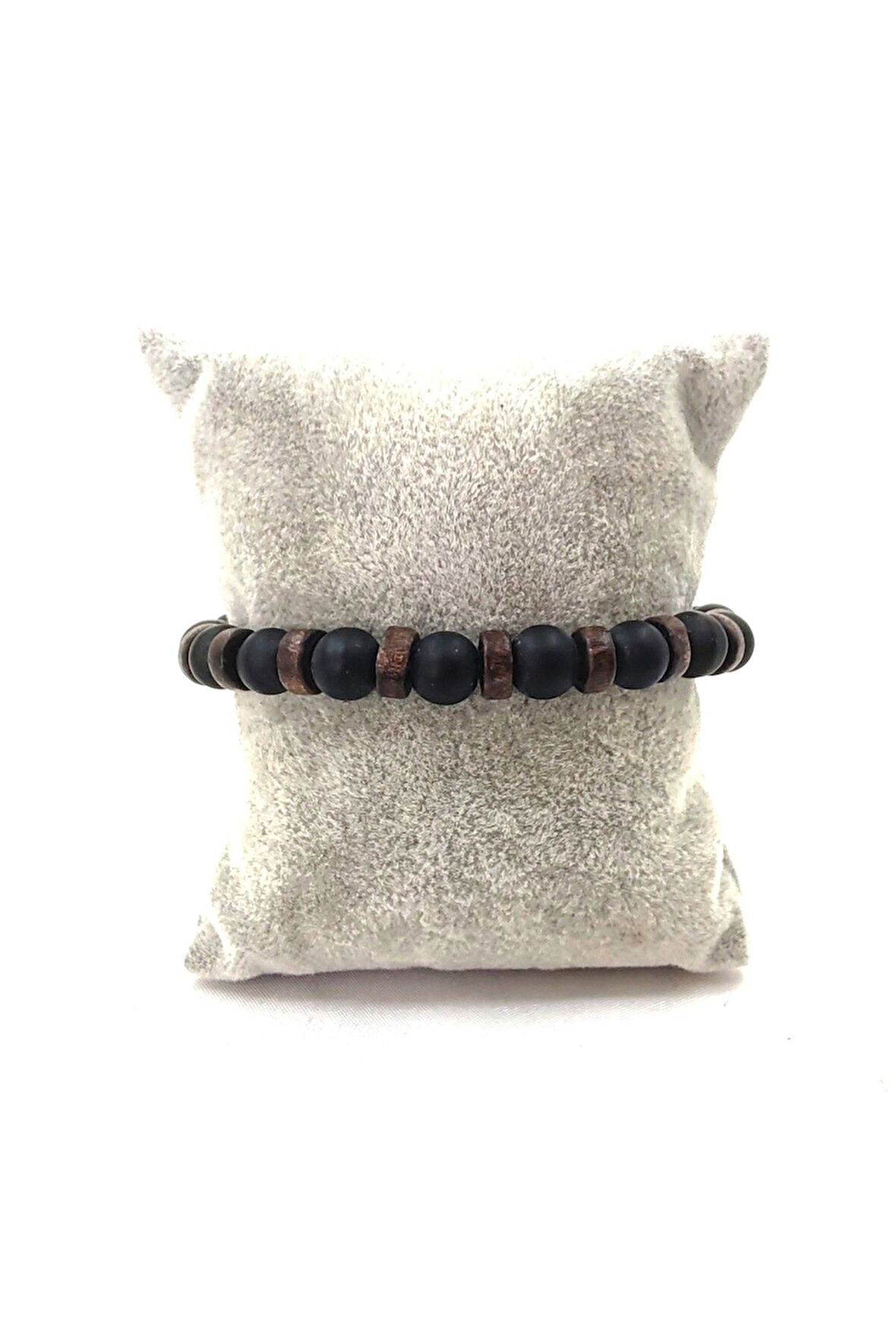 ESNEK MİSİNALI DOĞAL AHŞAP CAM BİLEKLİK