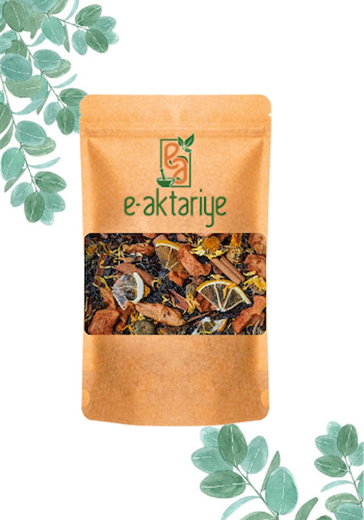 E-aktariye Yeşil çaylı Doğal Fokus Çayı (Uyku Açıcı) 150 Gr