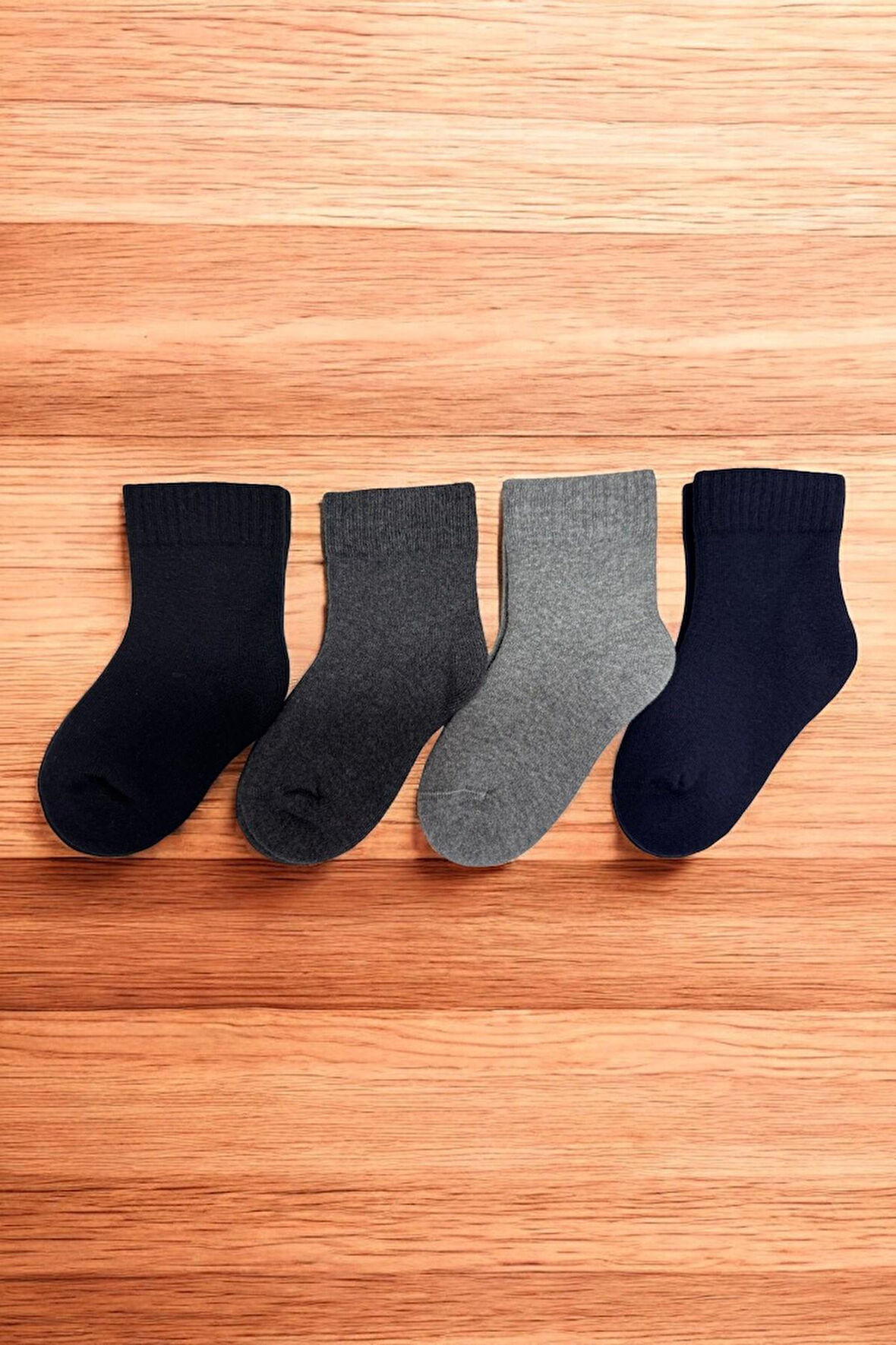 4 Çift Burun Dikişsiz Kışlık Kalın Havlu Çocuk Soket Çorap