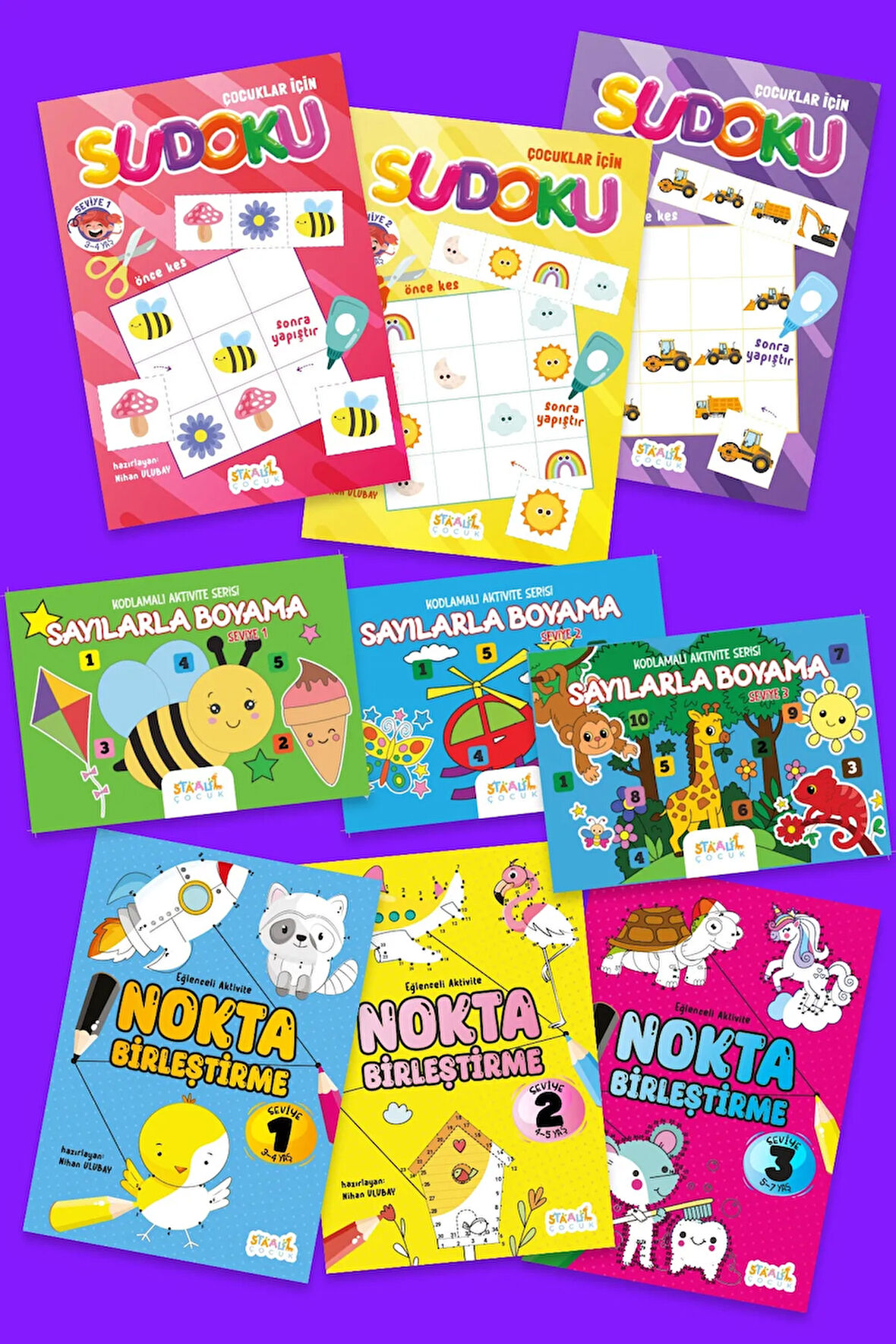 Eğlenceli Aktivite Seti - 4 (9 Kitap)