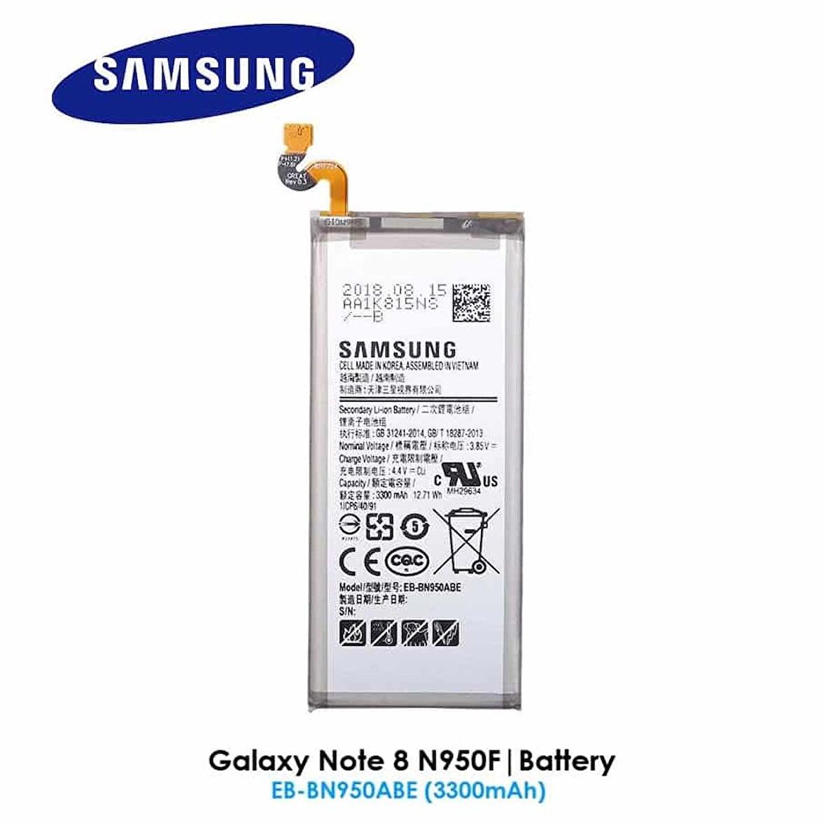 Samsung Galaxy Note 8 Batarya EB-BN950ABE