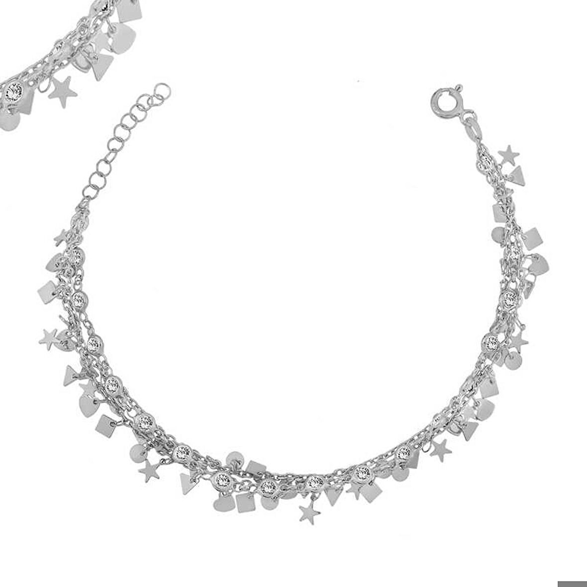 Ebuz Gümüş Şans Kadın Bileklik