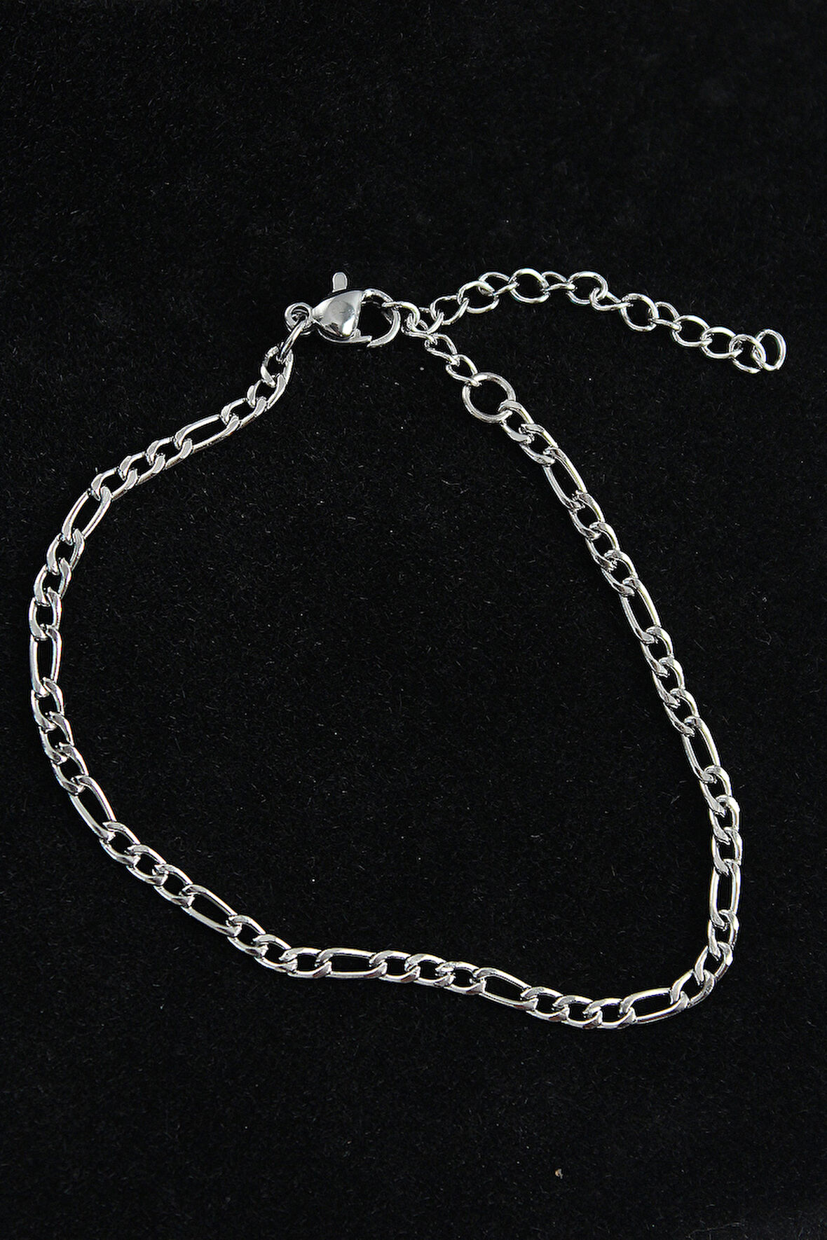 316L Çelik Figaro Model Gümüş Renk Erkek Bileklik