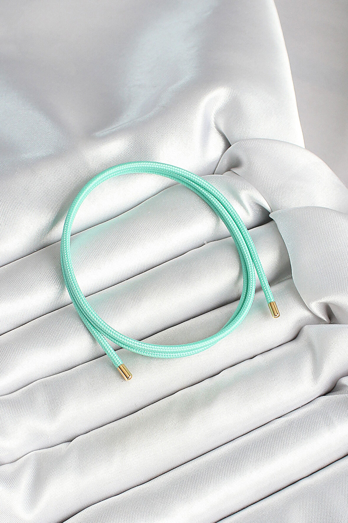 Mıknatıslı Turkuaz Renk Sarmal Kadın Bileklik - EBJ250530W34286