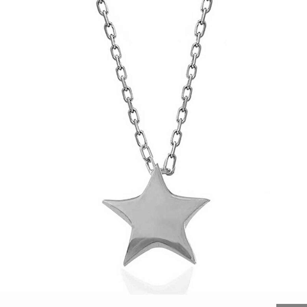 Ebuz Gümüş Yıldız Kadın Kolye