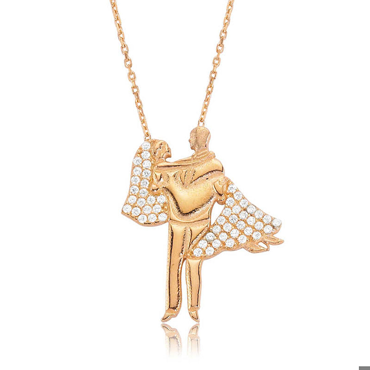 Ebuz Gümüş Evlilik Kadın Kolye