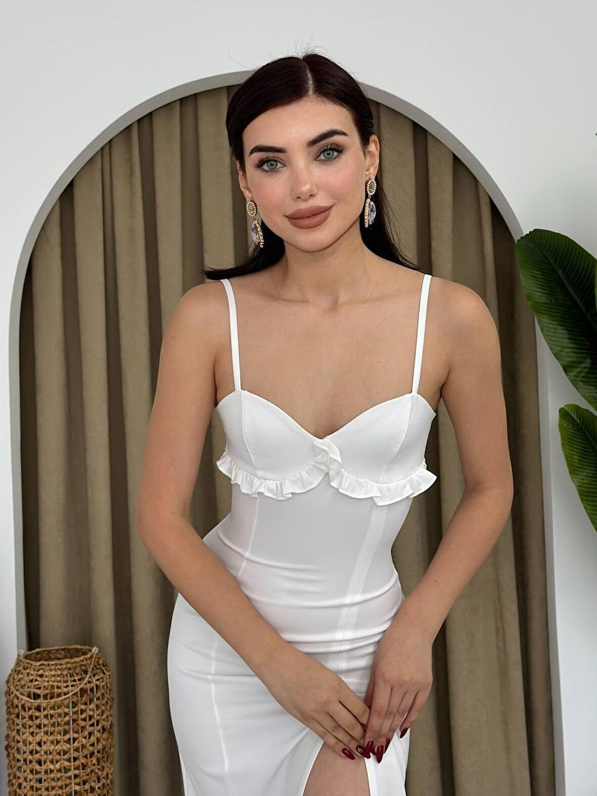 Ebedi Papalia Sırt Detaylı Elbise
