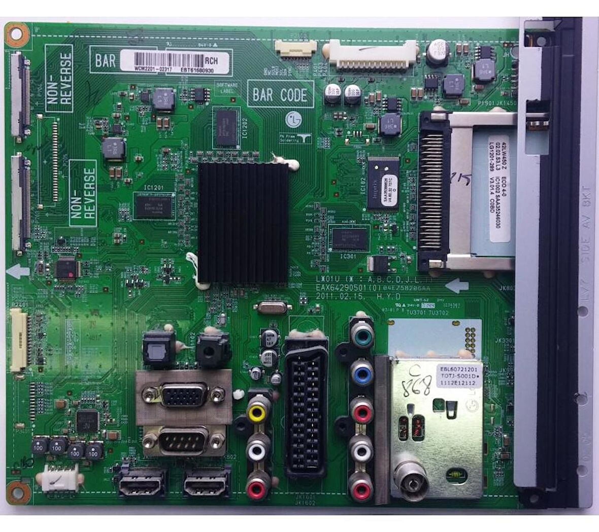 EAX64290501 (0), EBT61680930, LG 47LW4500, Anakart
