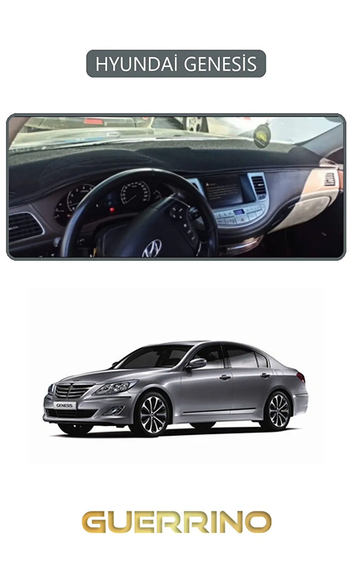 HYUNDAİ GENESİSTORPİDO KORUMA HALISI GRİ KENAR