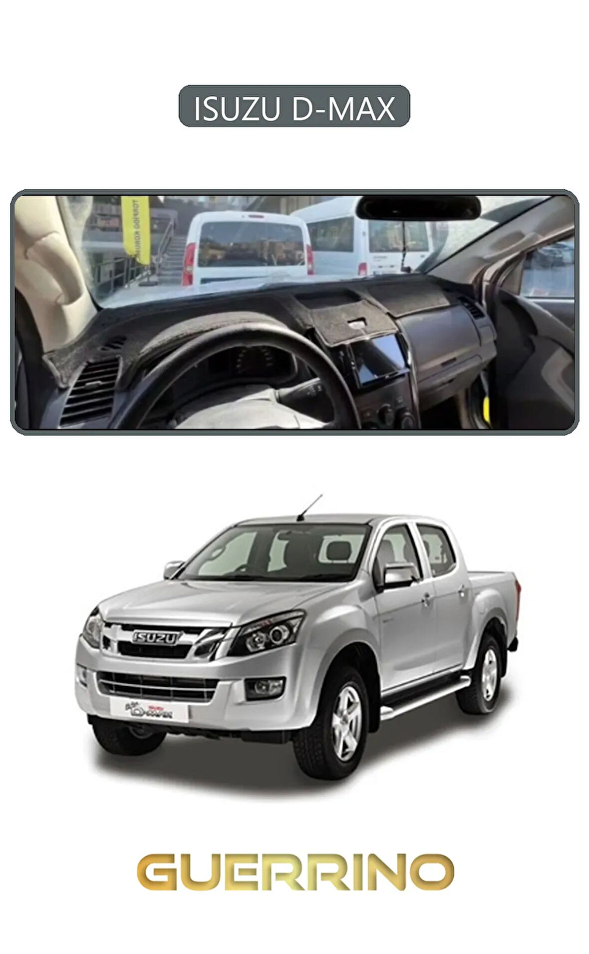 ISUZU D-MAXTORPİDO KORUMA HALISI GRİ KENAR