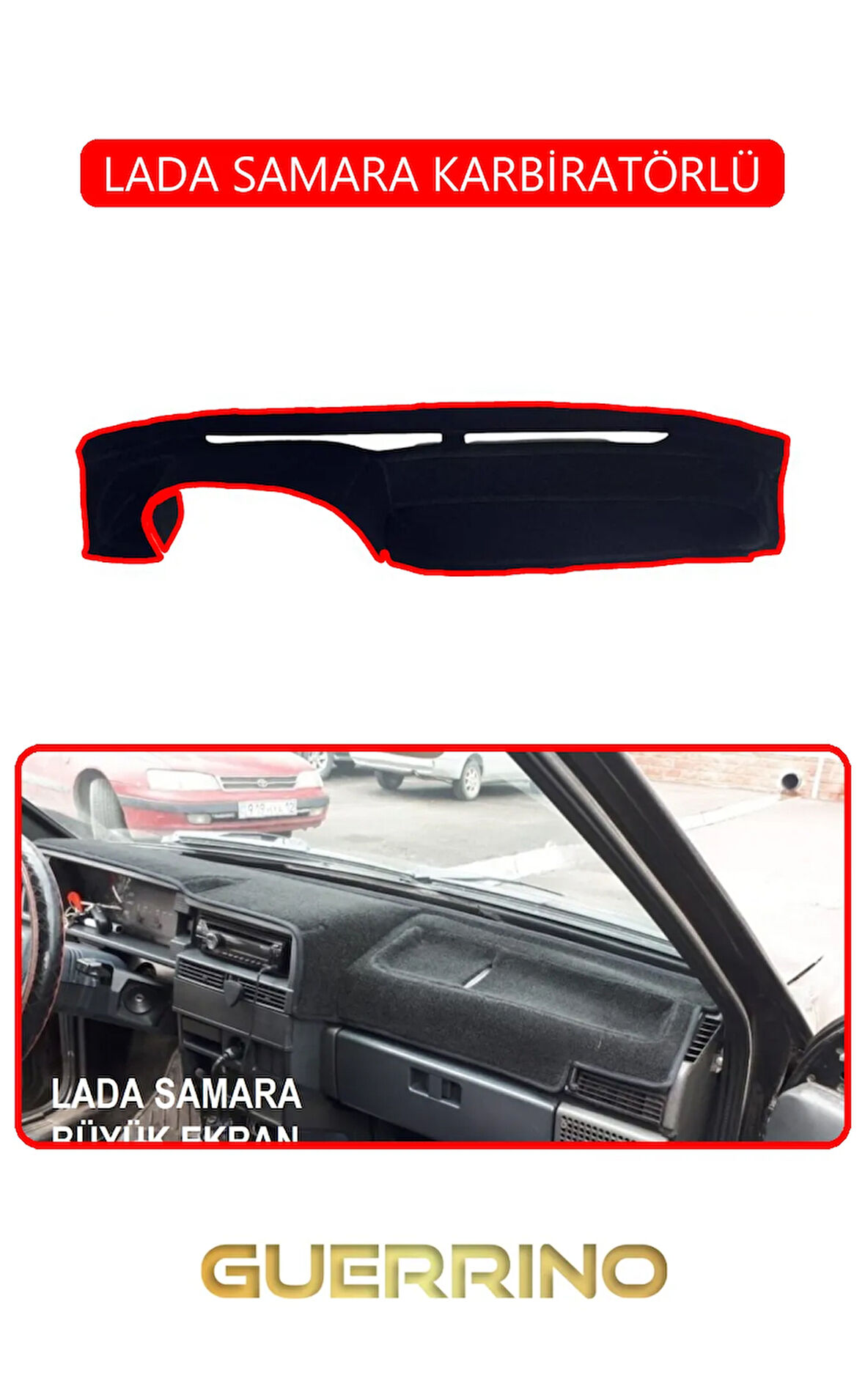 LADA SAMARA KARBİRATÖRLÜTORPİDO KORUMA HALISI KIRMIZI KENAR
