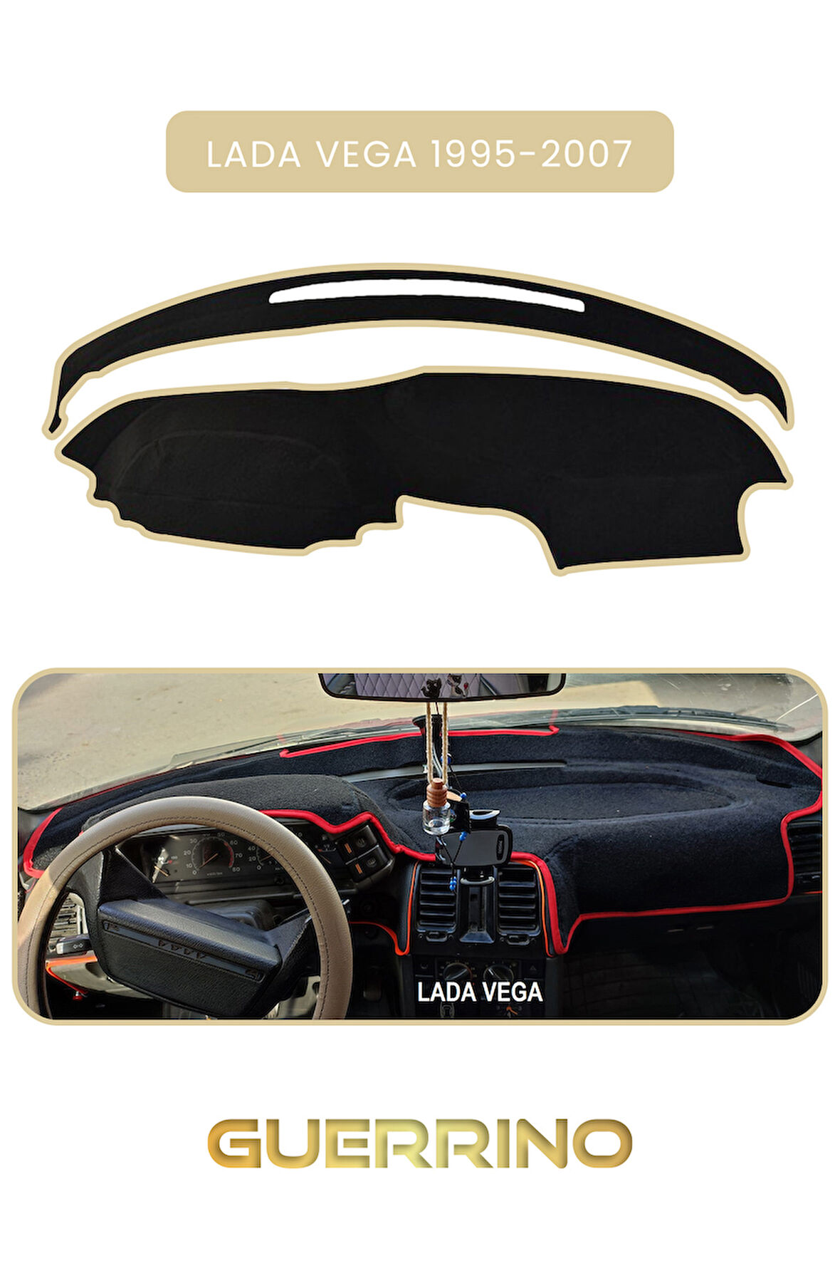 LADA VEGA 1995-2007TORPİDO KORUMA HALISI BEJ KENAR