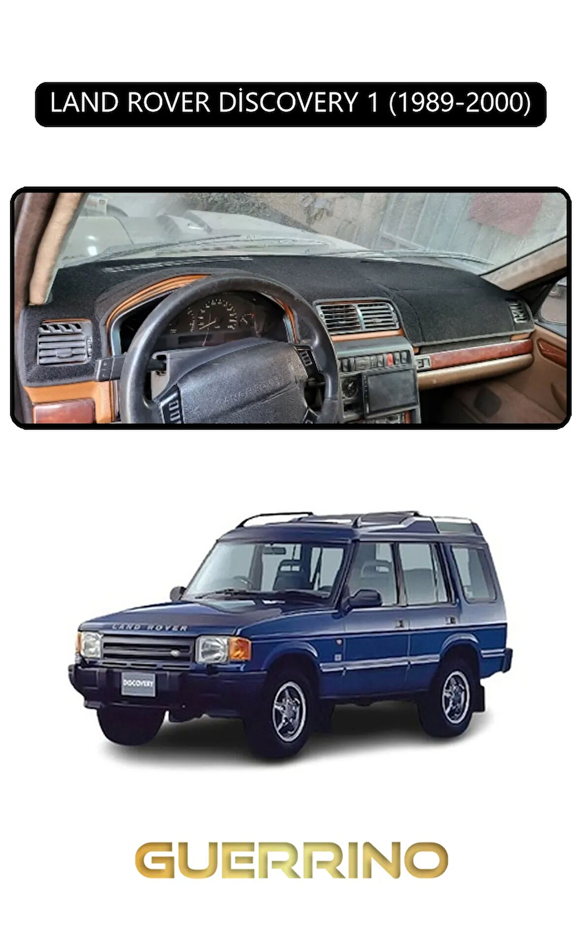 LAND ROVER DİSCOVERY 1 1989-2000TORPİDO KORUMA HALISI SİYAH KENAR