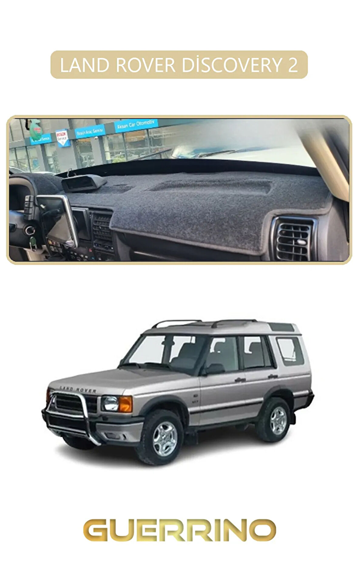 LAND ROVER DİSCOVERY 2TORPİDO KORUMA HALISI BEJ KENAR