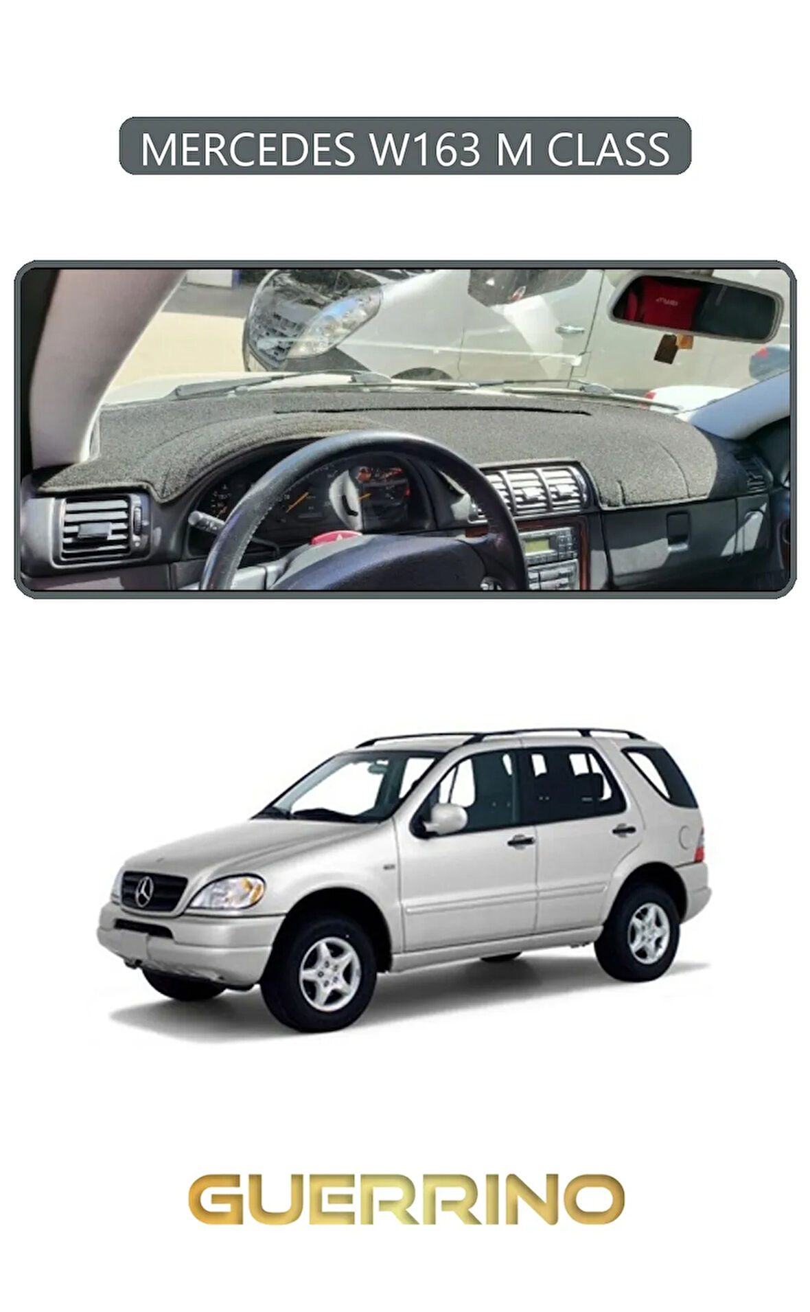 MERCEDES W163 M CLASSTORPİDO KORUMA HALISI GRİ KENAR