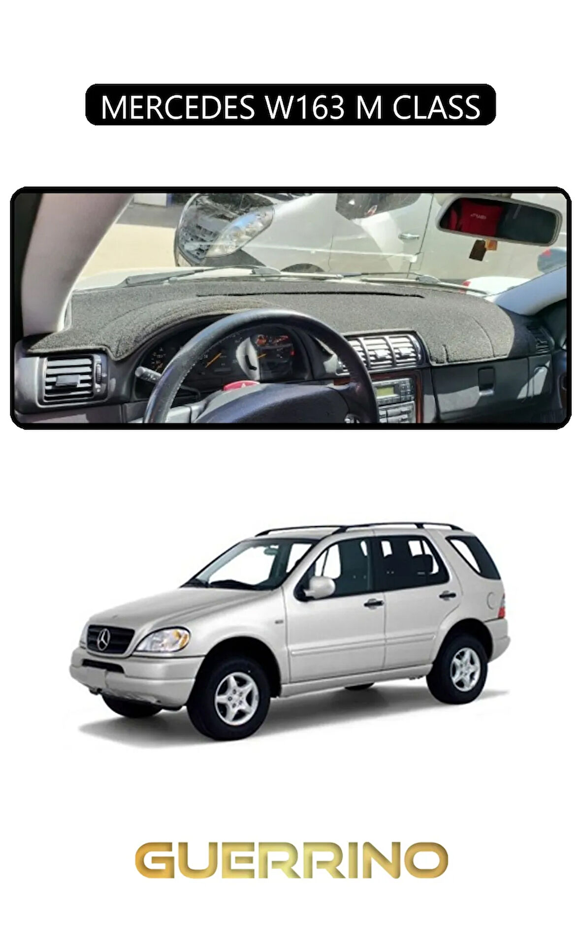 MERCEDES W163 M CLASSTORPİDO KORUMA HALISI SİYAH KENAR