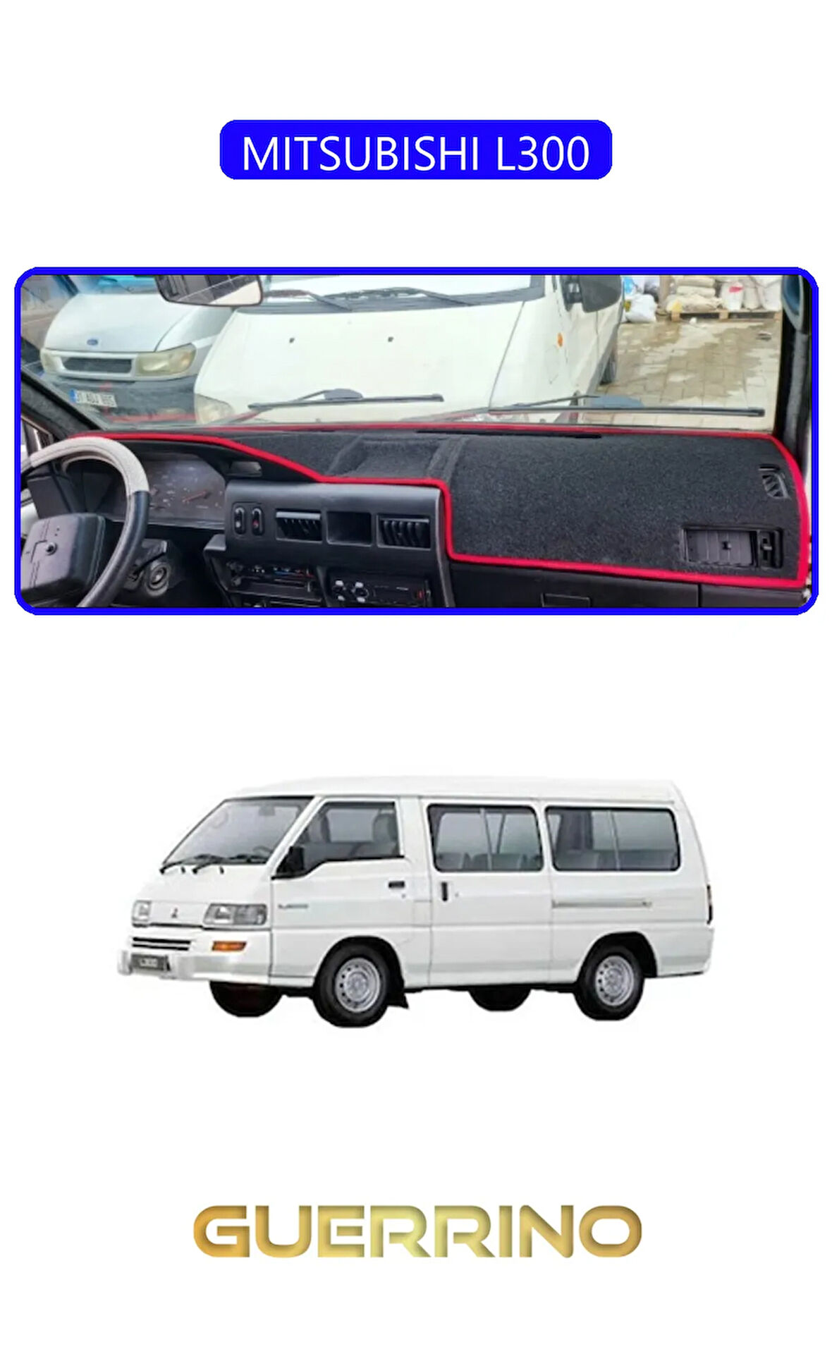 MITSUBISHI L300TORPİDO KORUMA HALISI MAVİ KENAR