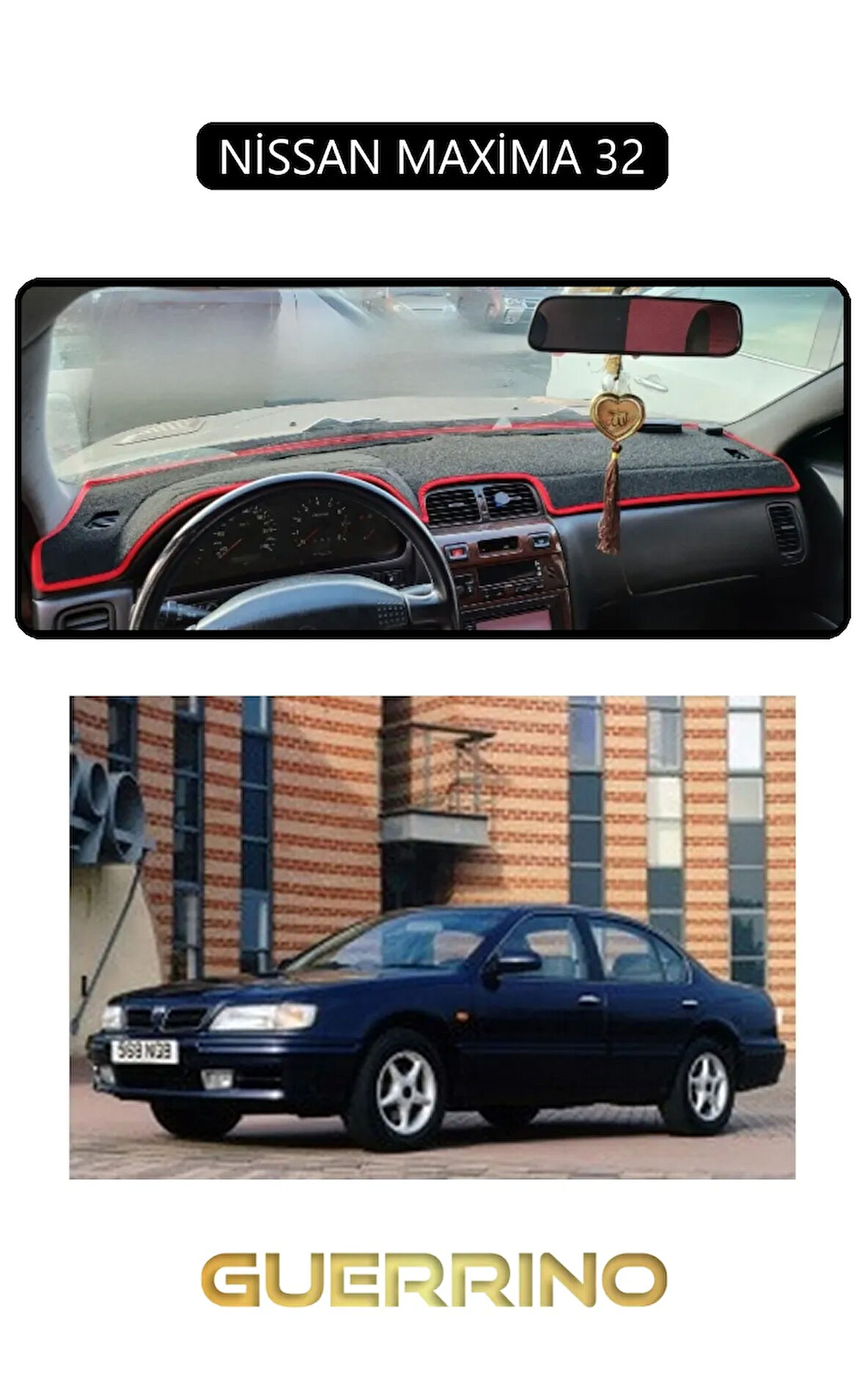 NİSSAN MAXİMA 32TORPİDO KORUMA HALISI SİYAH KENAR
