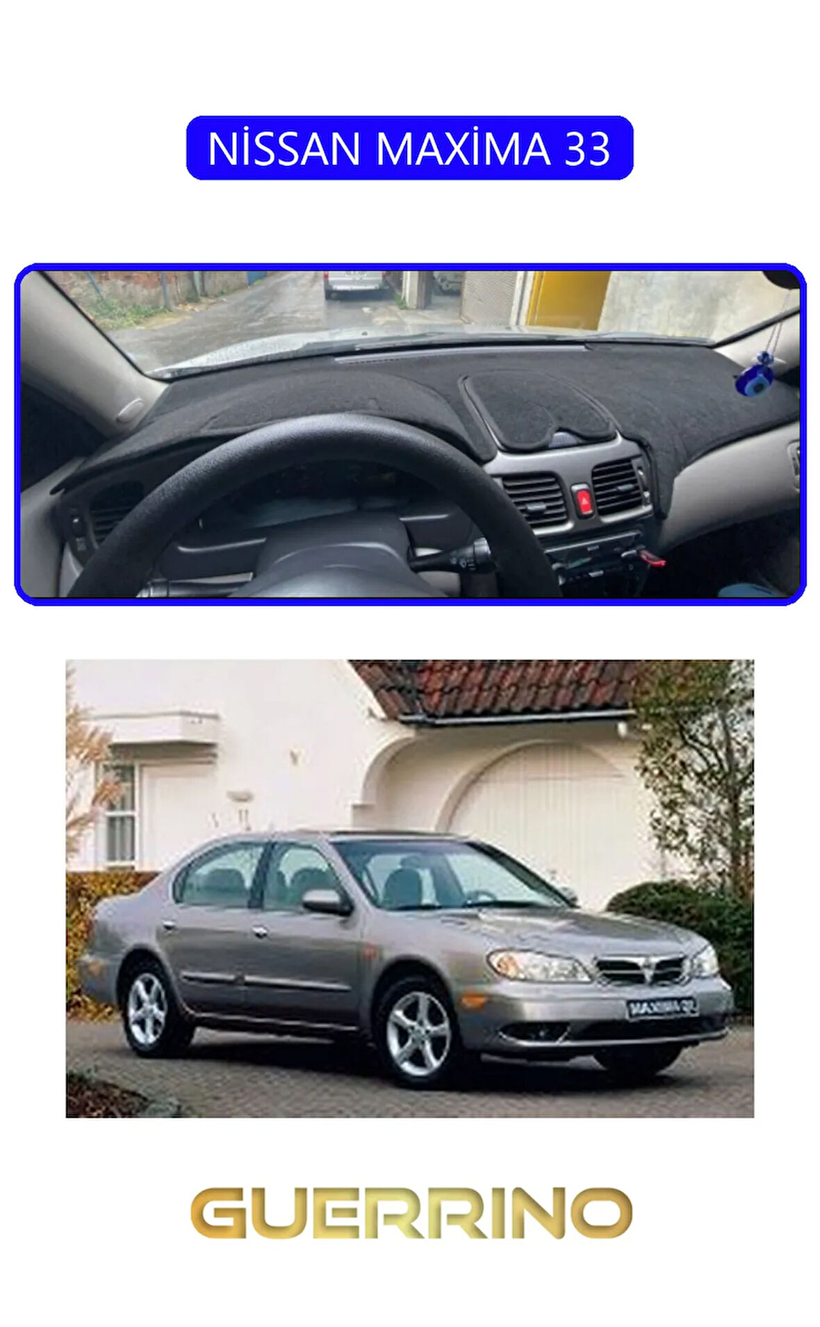 NİSSAN MAXİMA 33TORPİDO KORUMA HALISI MAVİ KENAR