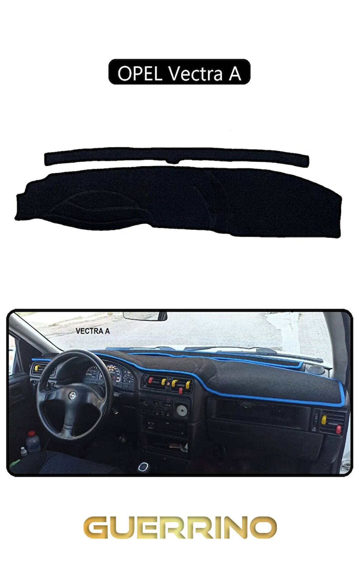 OPEL Vectra ATORPİDO KORUMA HALISI SİYAH KENAR