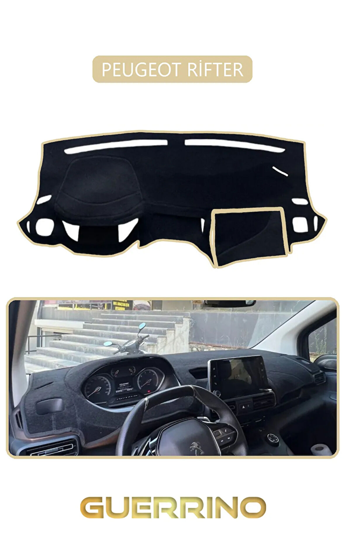 PEUGEOT RİFTERTORPİDO KORUMA HALISI BEJ KENAR