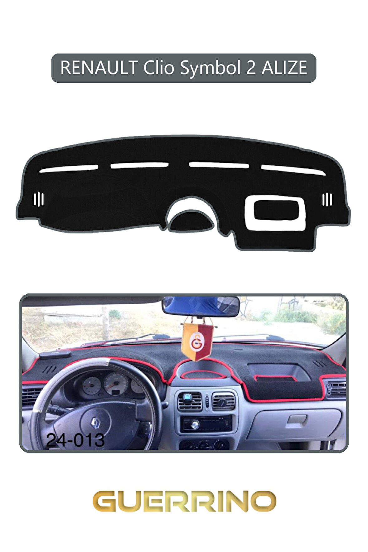 RENAULT Clio Symbol 2 ALIZETORPİDO KORUMA HALISI GRİ KENAR