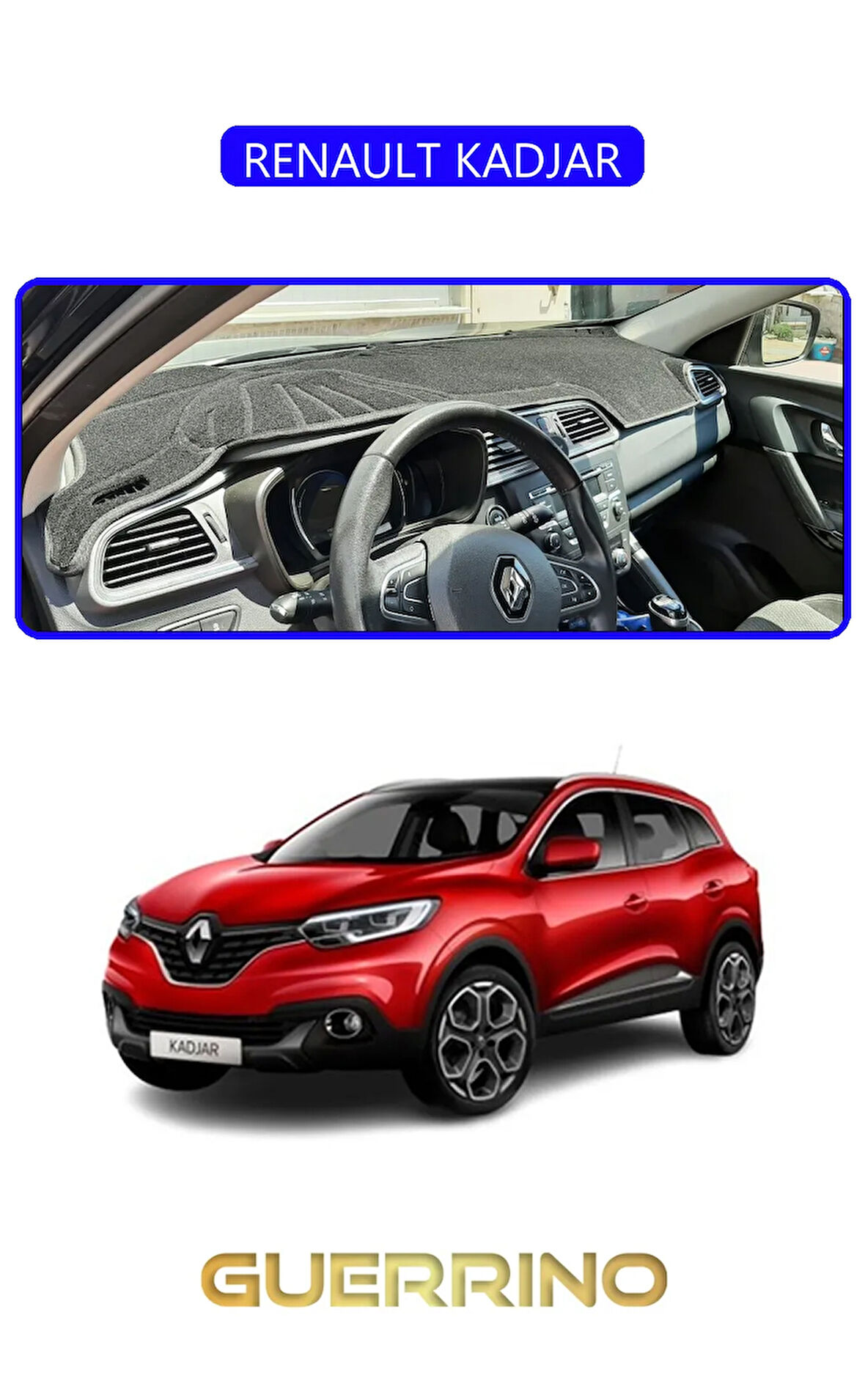 RENAULT KADJARTORPİDO KORUMA HALISI MAVİ KENAR