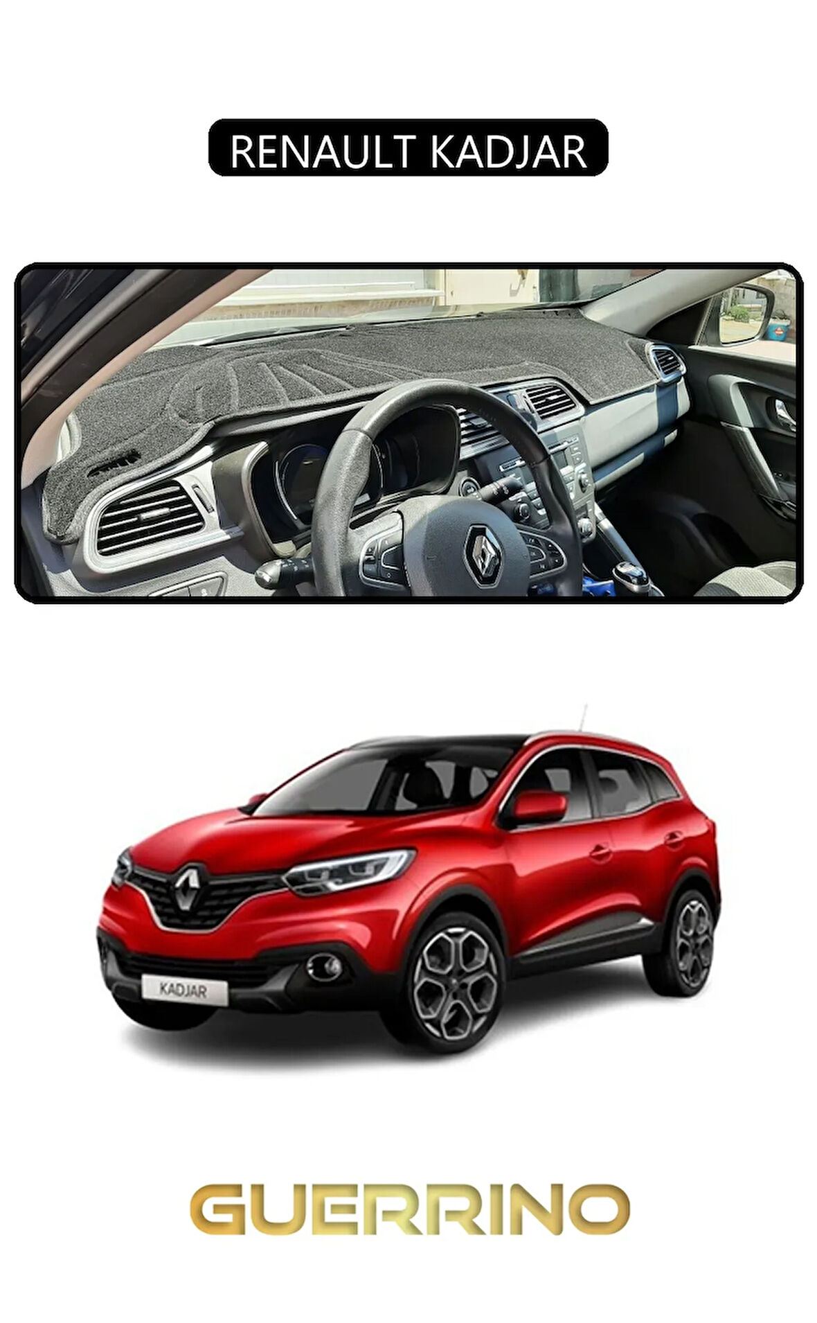 RENAULT KADJARTORPİDO KORUMA HALISI SİYAH KENAR