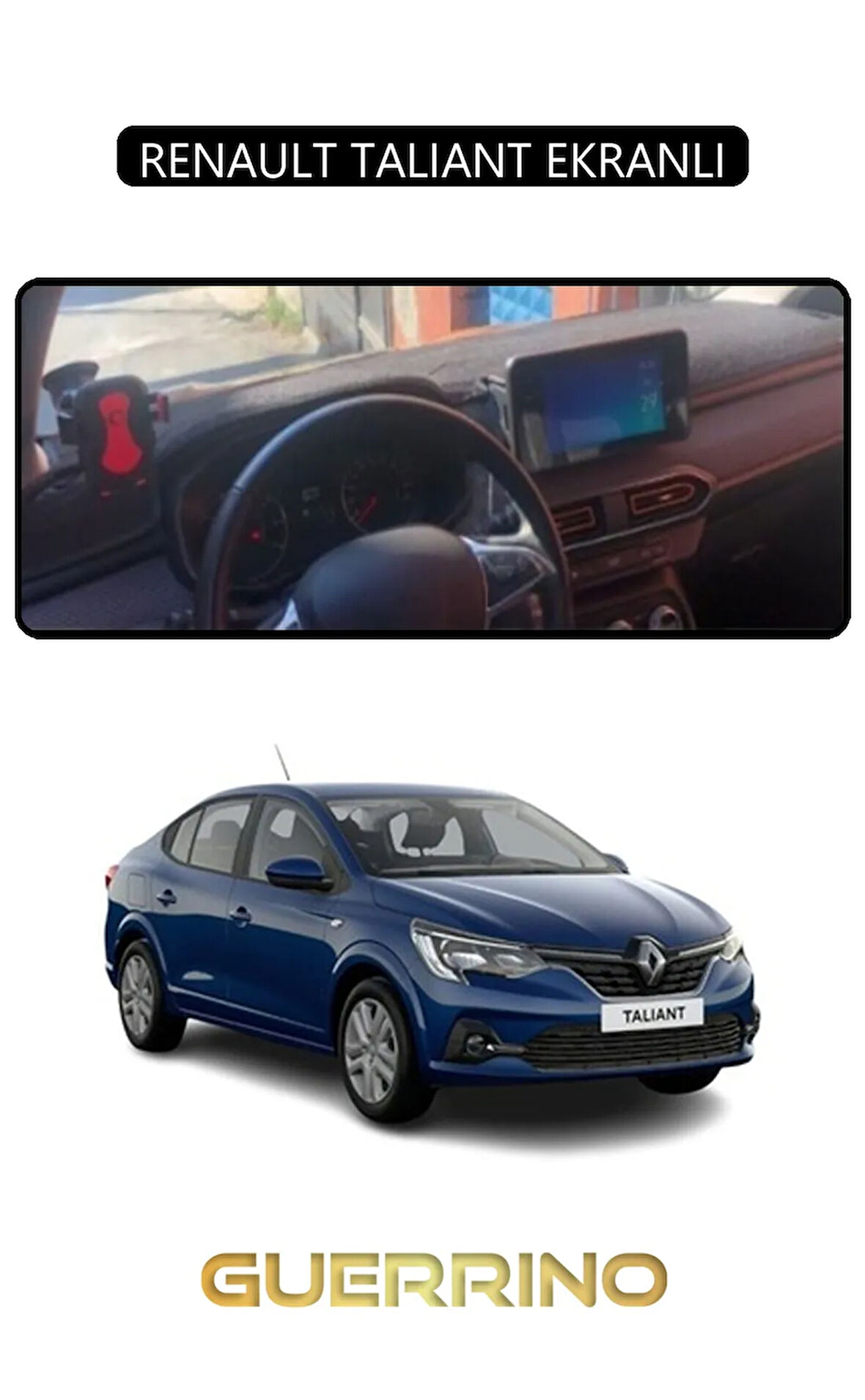 RENAULT TALIANT EKRANLITORPİDO KORUMA HALISI SİYAH KENAR