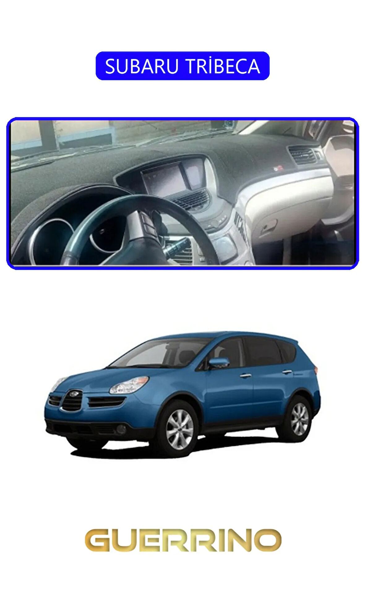 SUBARU TRİBECATORPİDO KORUMA HALISI MAVİ KENAR