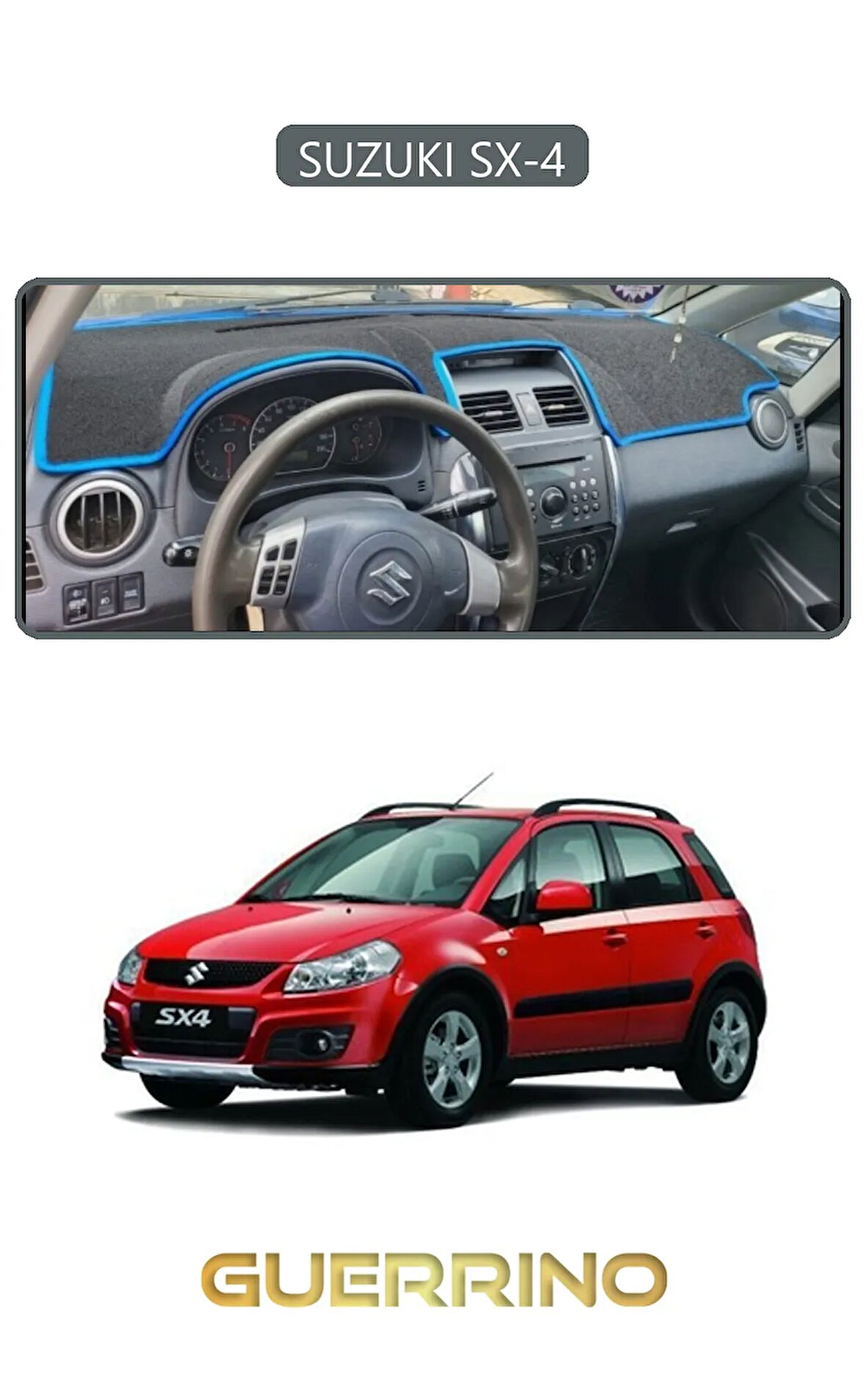 SUZUKI SX-4TORPİDO KORUMA HALISI GRİ KENAR